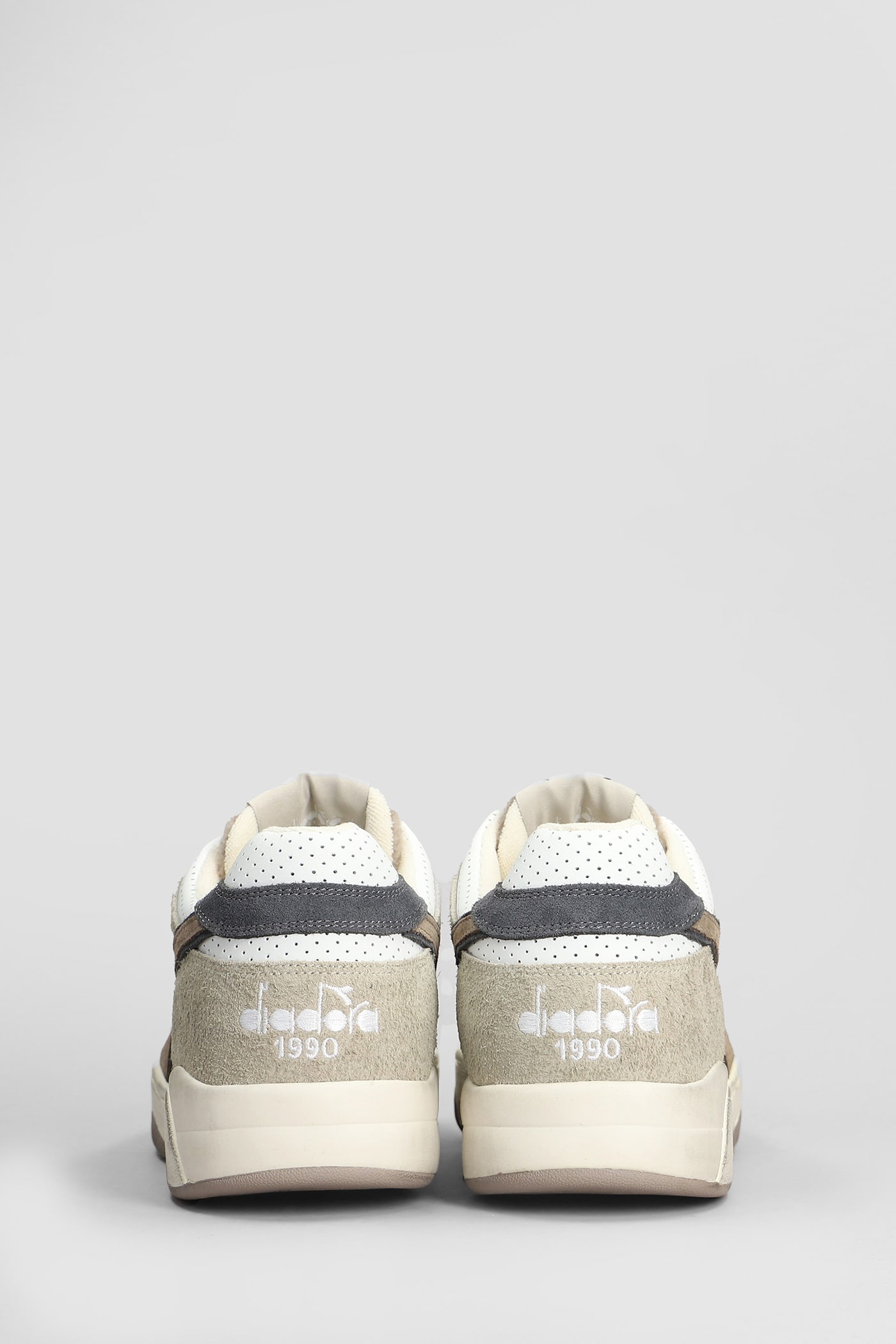 DIADORA B.560 TORINO ITALIA SNEAKERS IN WHITE SUEDE AND LEATHER 