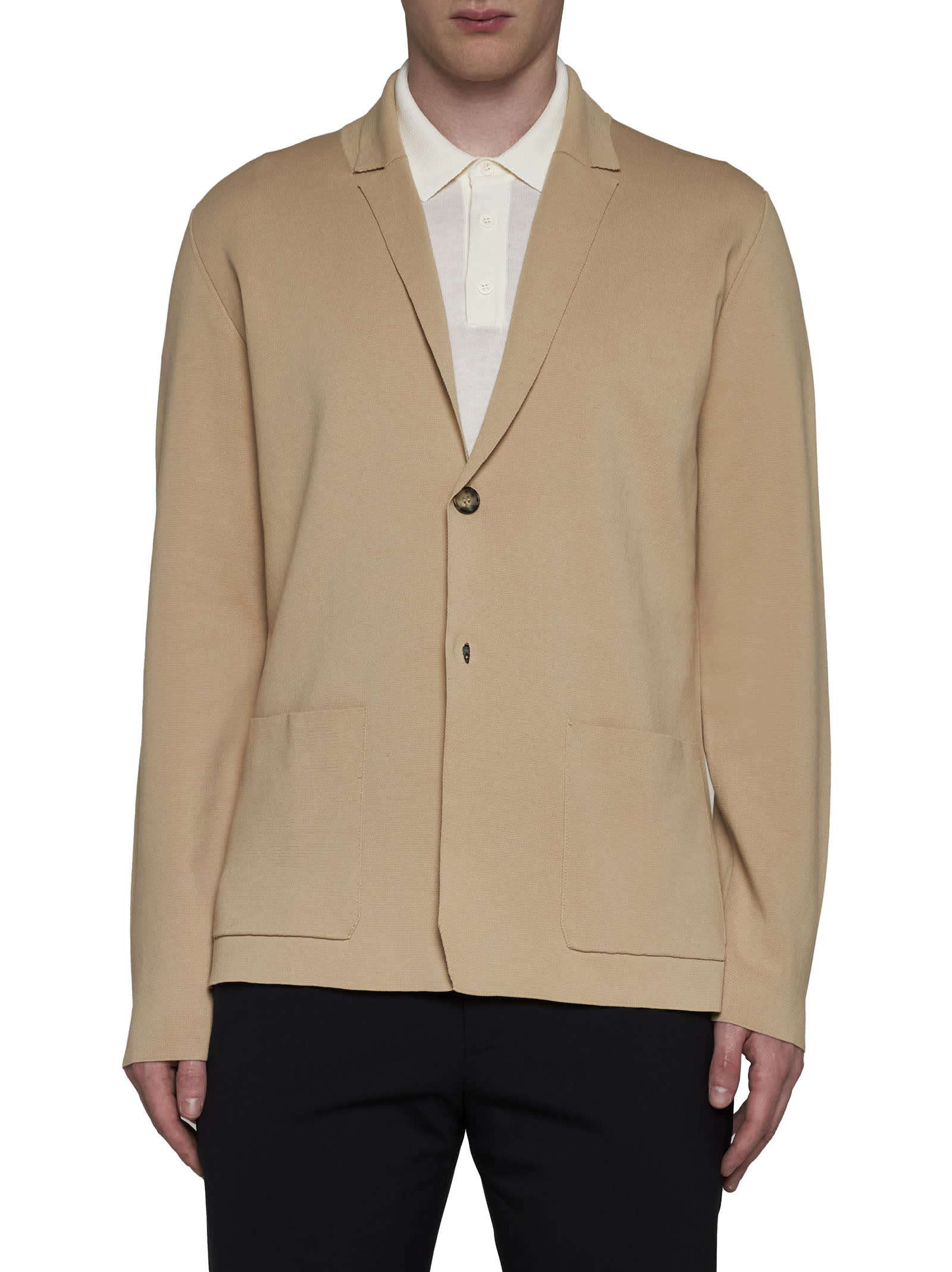 Shop Roberto Collina Cardigan In Sand