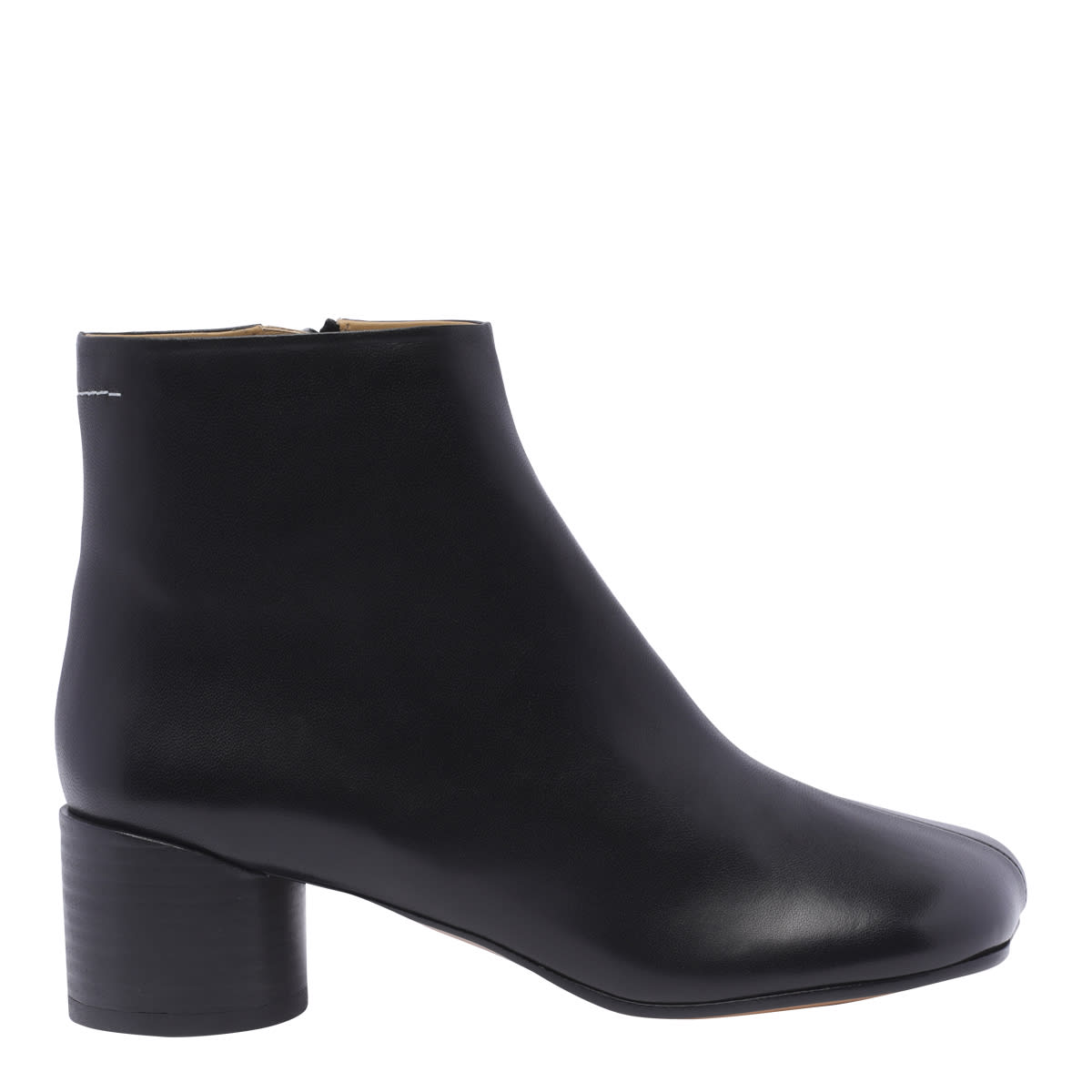 Shop Mm6 Maison Margiela Anatomic Booties In Black