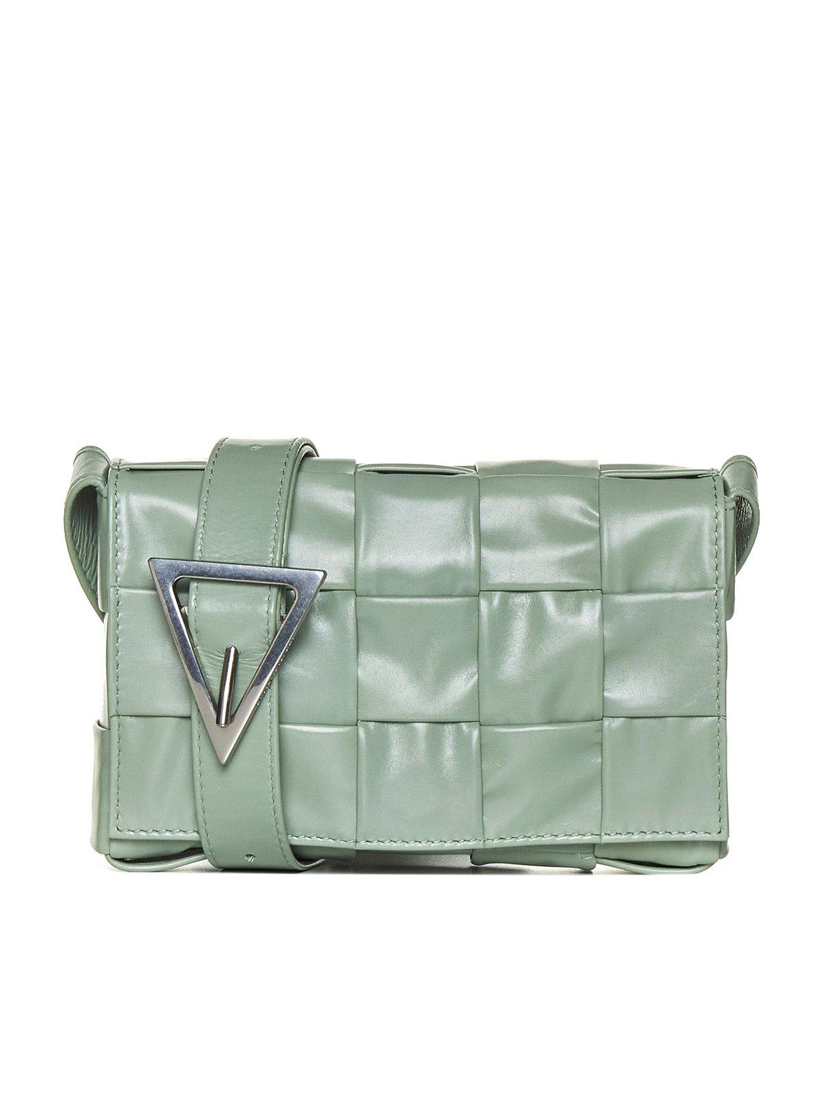 Shop Bottega Veneta Cassette Small Shoulder Bag