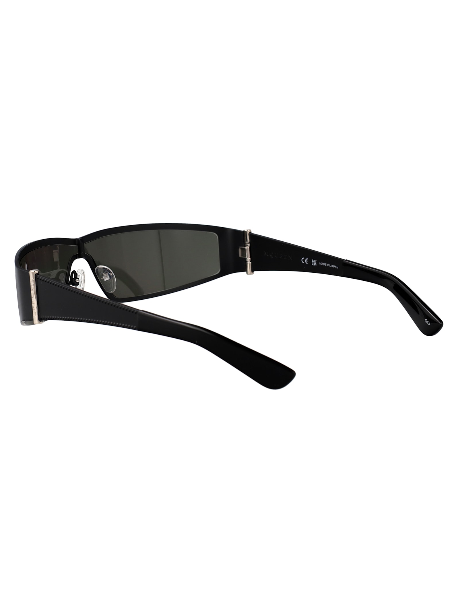 Alexander Mcqueen Am0491s Sunglasses In Black