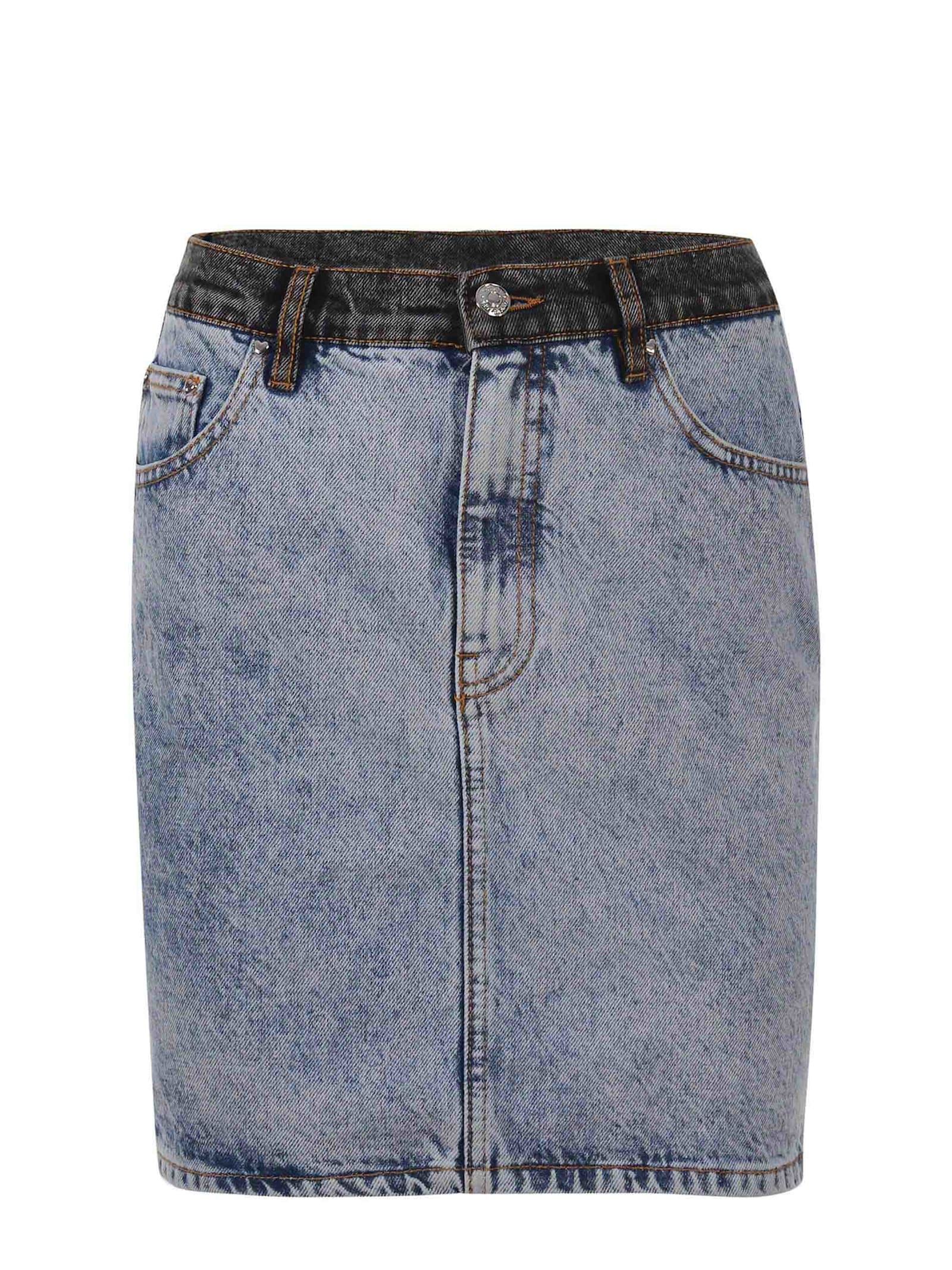 Skirt Rotate Made Of Denim