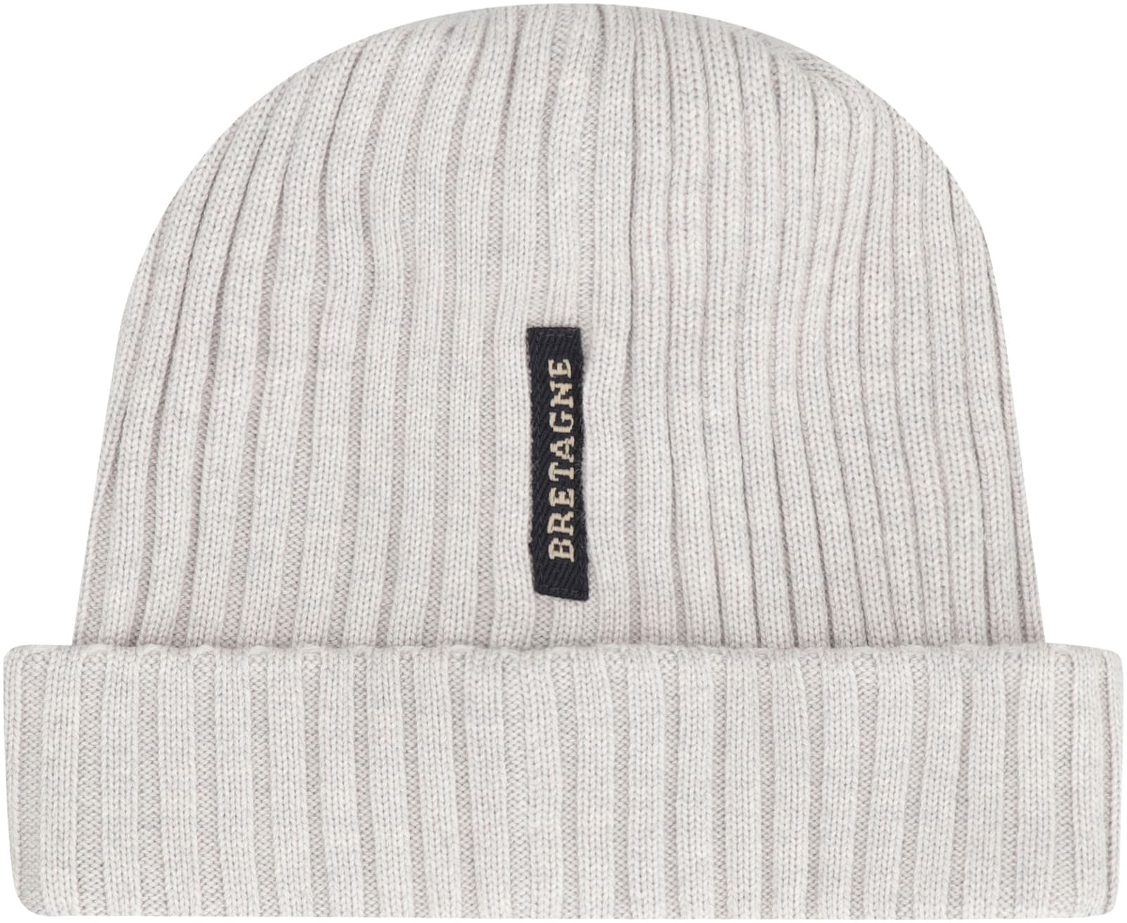 Paul&shark Ribbed Wool Beanie In Gray