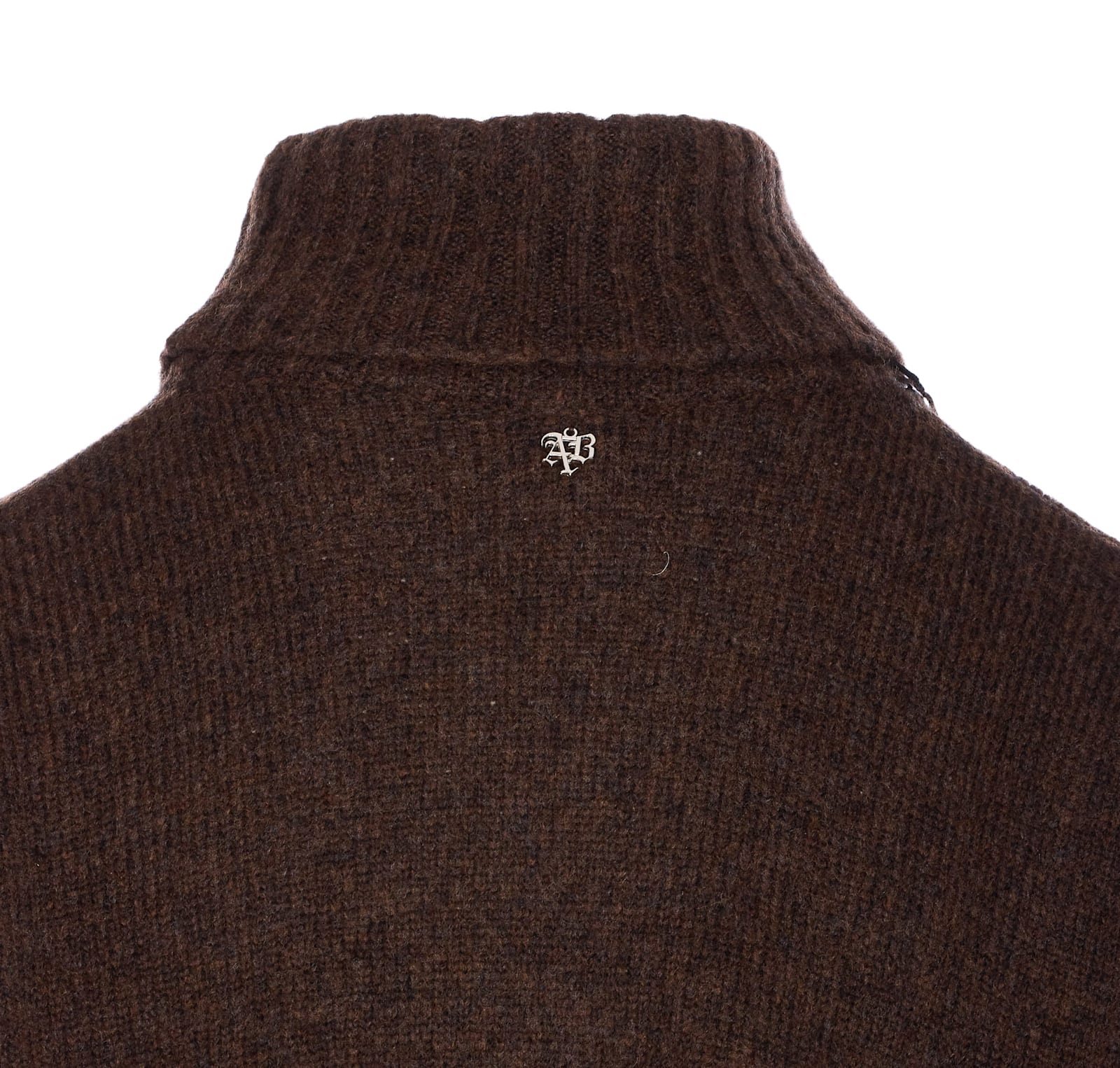 Aniye By Turtleneck Long-sleeved Sweater In Brown