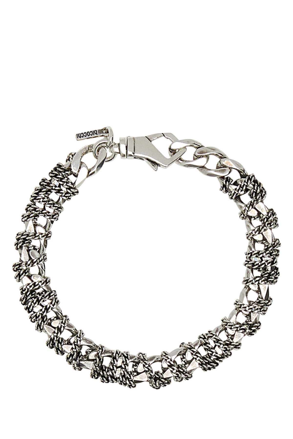 925 Silver Entwined Chain Bracelet