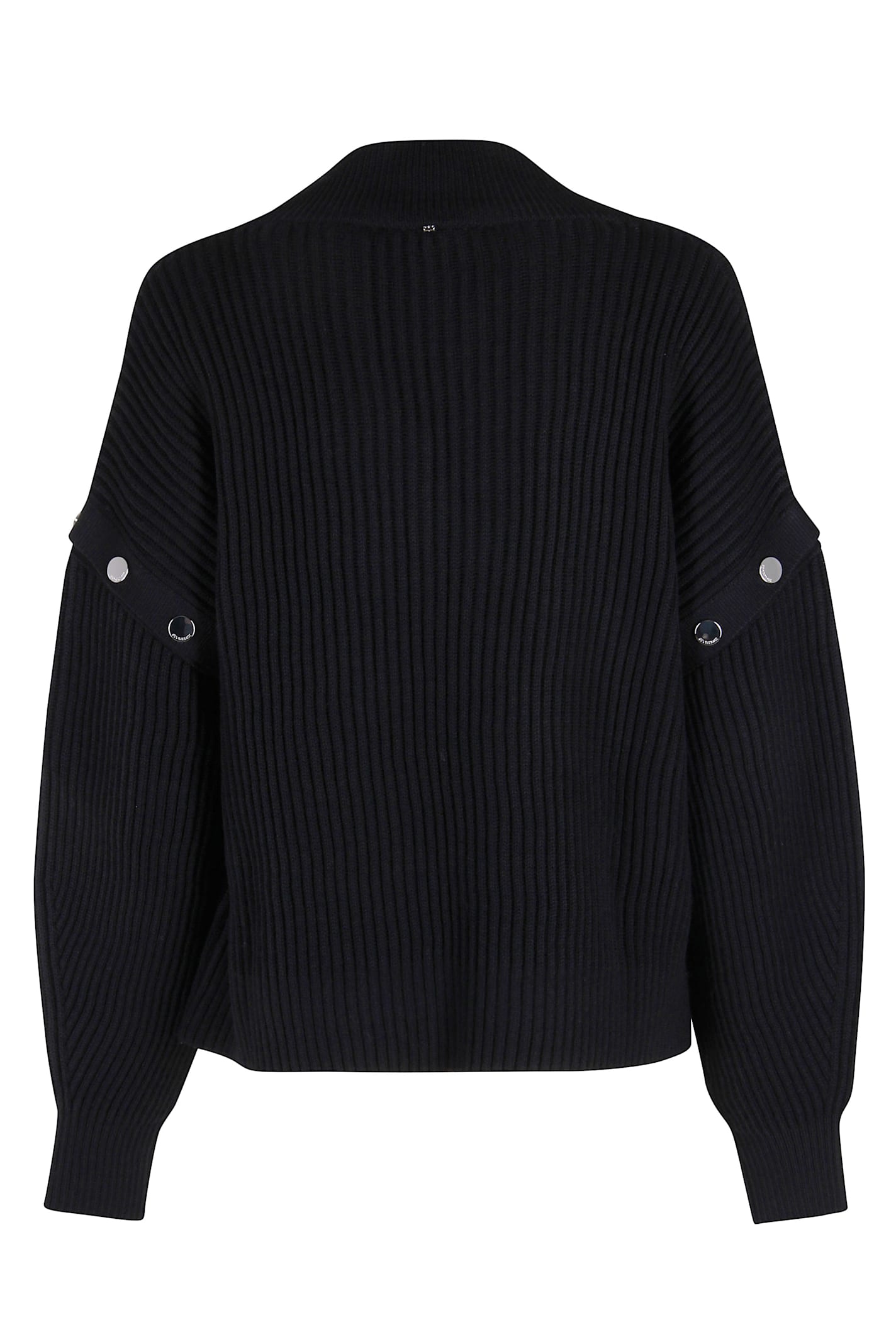 Sportmax Tay Oversized Jumper With Detachable Sleeves In Black