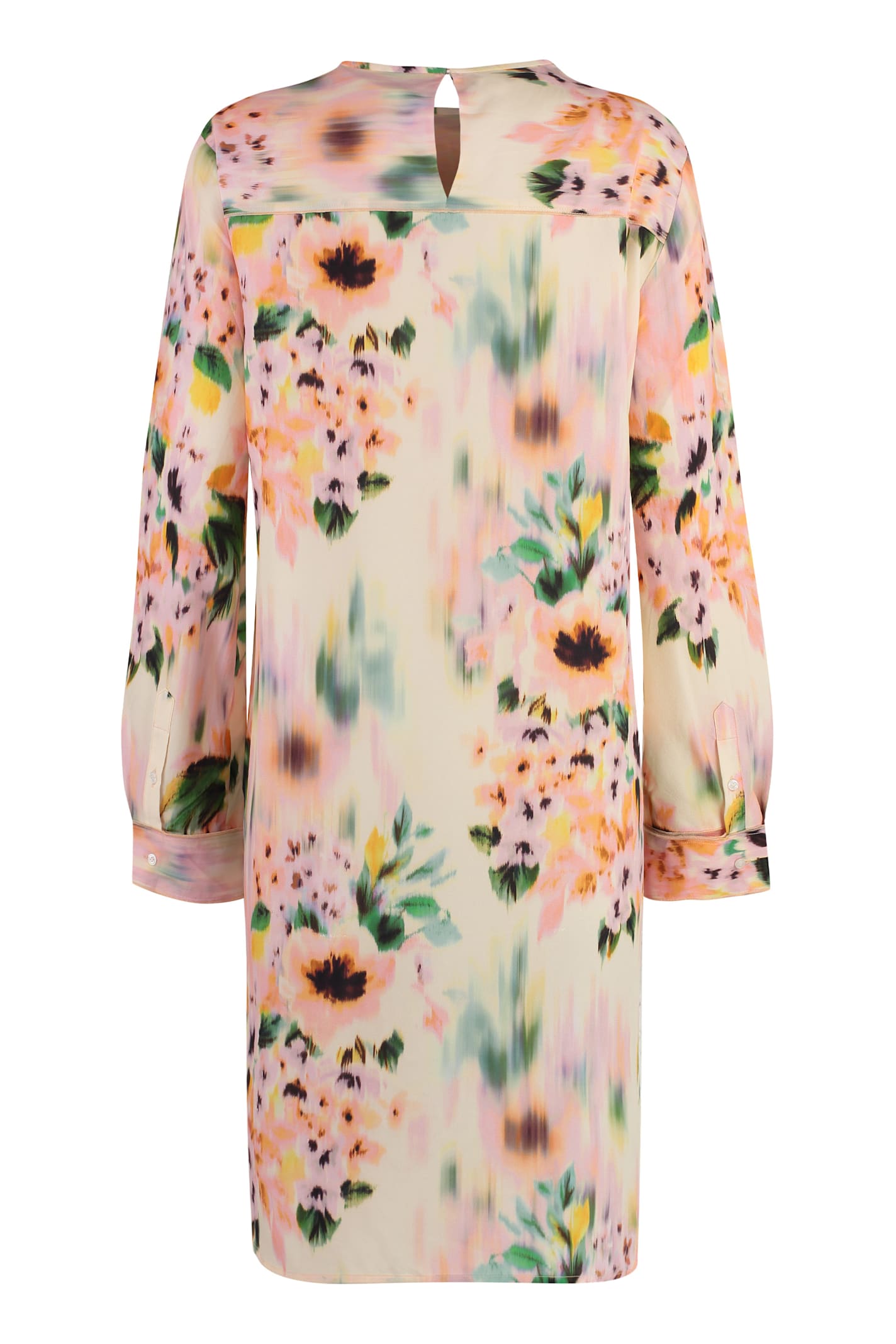 ALFIERI &AMP; ST.JOHN PRINTED SILK DRESS