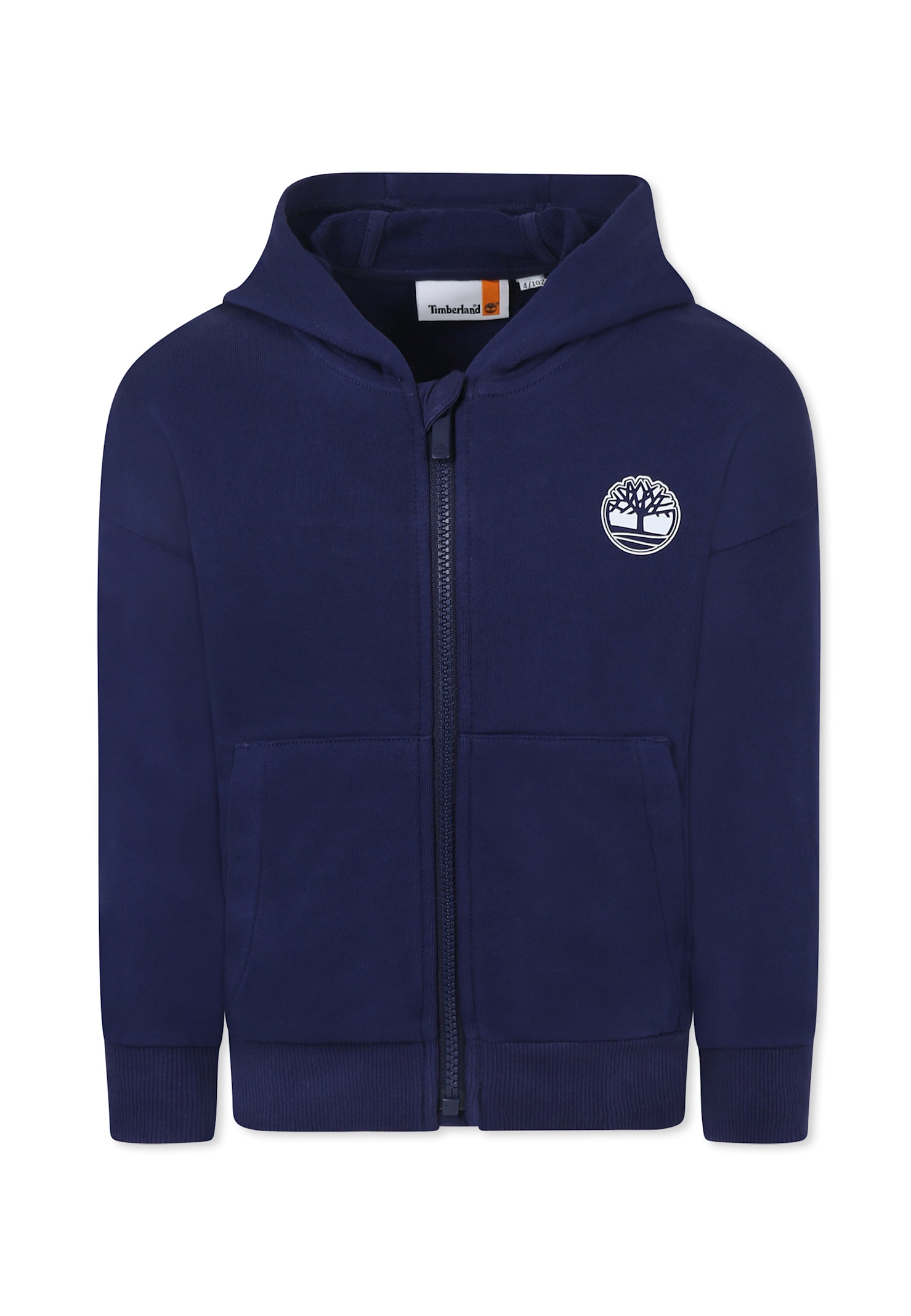 Timberland Blue Sweatshirt For Boy With Tree In Blue