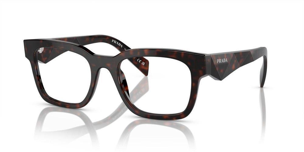 Prada Square Frame Glasses In 17n1o1