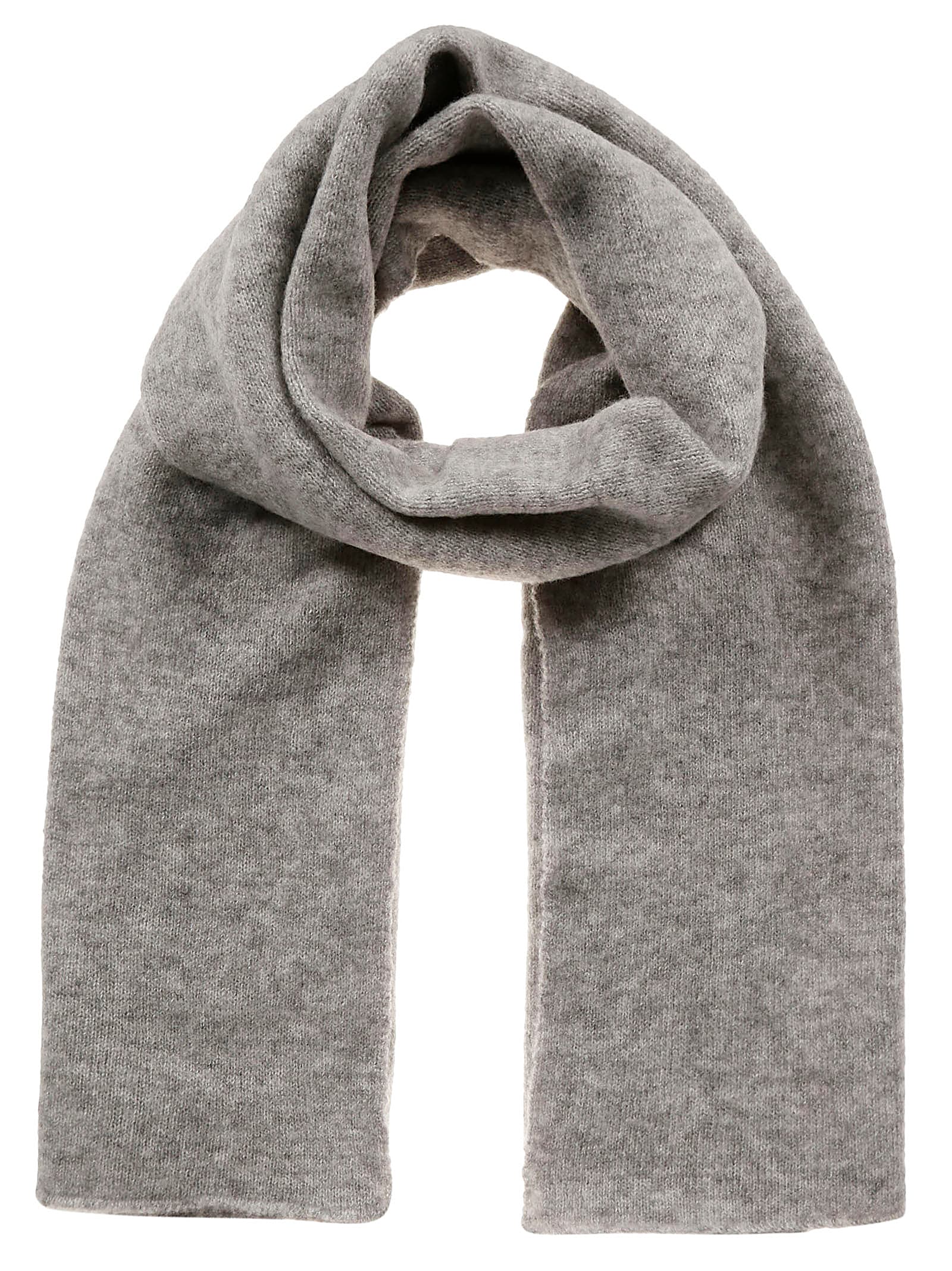 Shop Roberto Collina Scarf In Grigio