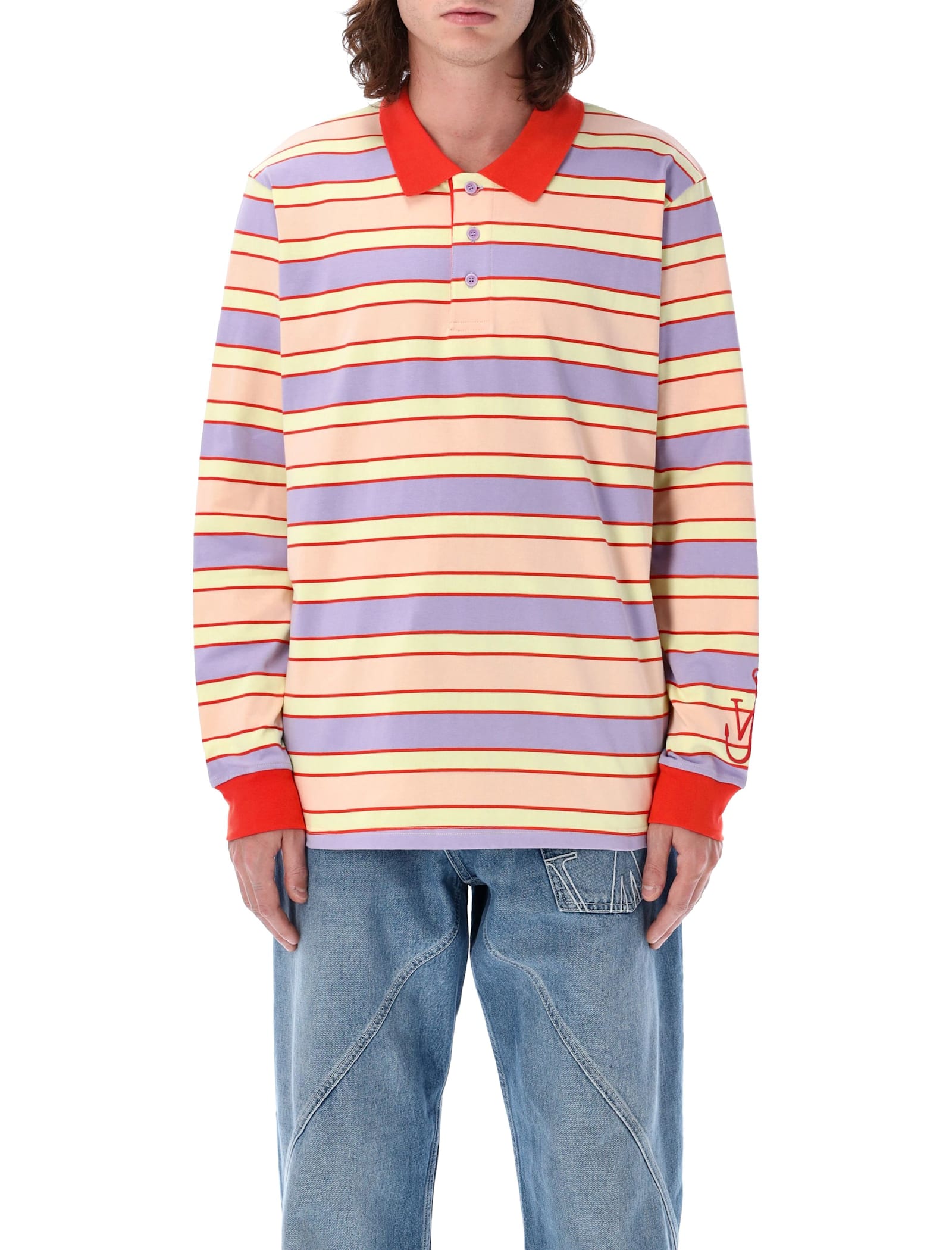 J.W. Anderson J. W. Anderson Striped Polo