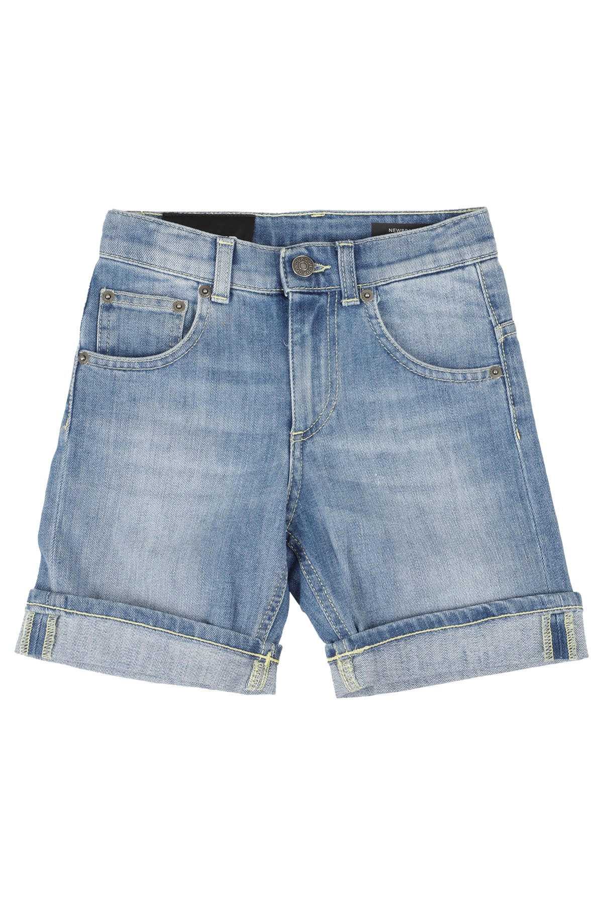 Dondup Kids' Bermuda Jeans In Denim Blu