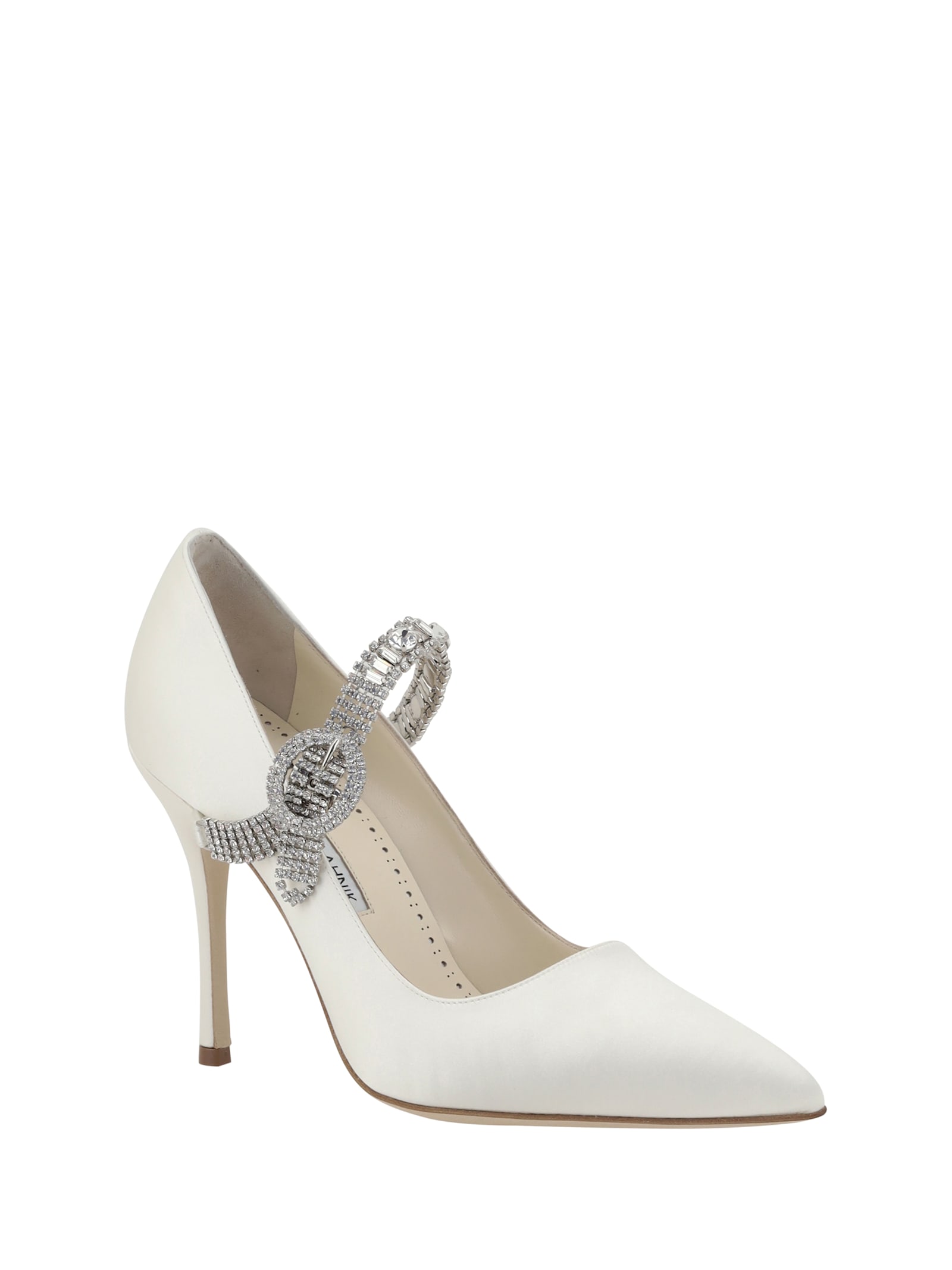 Shop Manolo Blahnik Hamedi Pumps In Lcrm
