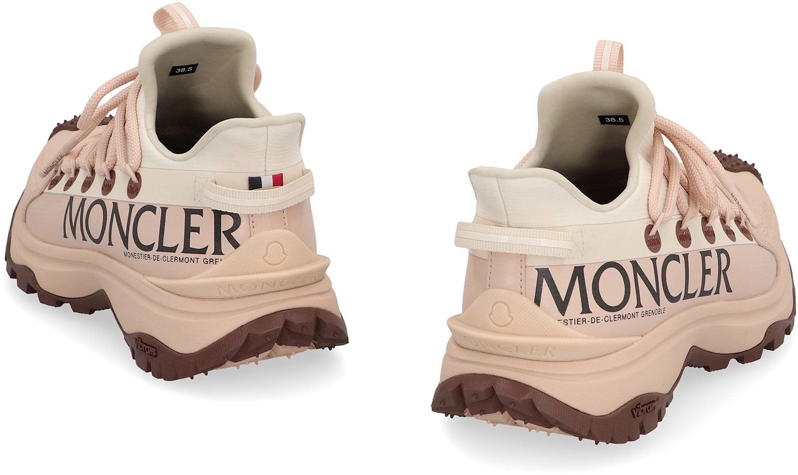 Moncler Lite 2 Low-top Sneakers With Vibram Sole In Pink