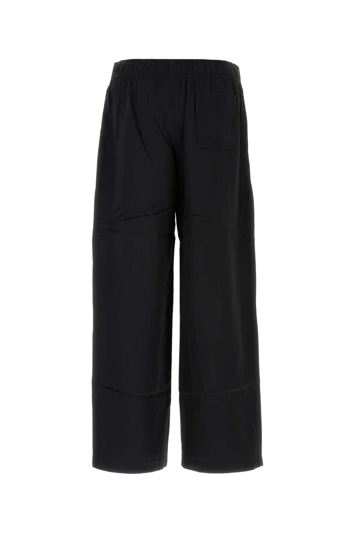 Our Legacy Tailored Black Trousers With Pleated Front And Minimalist Design In Black