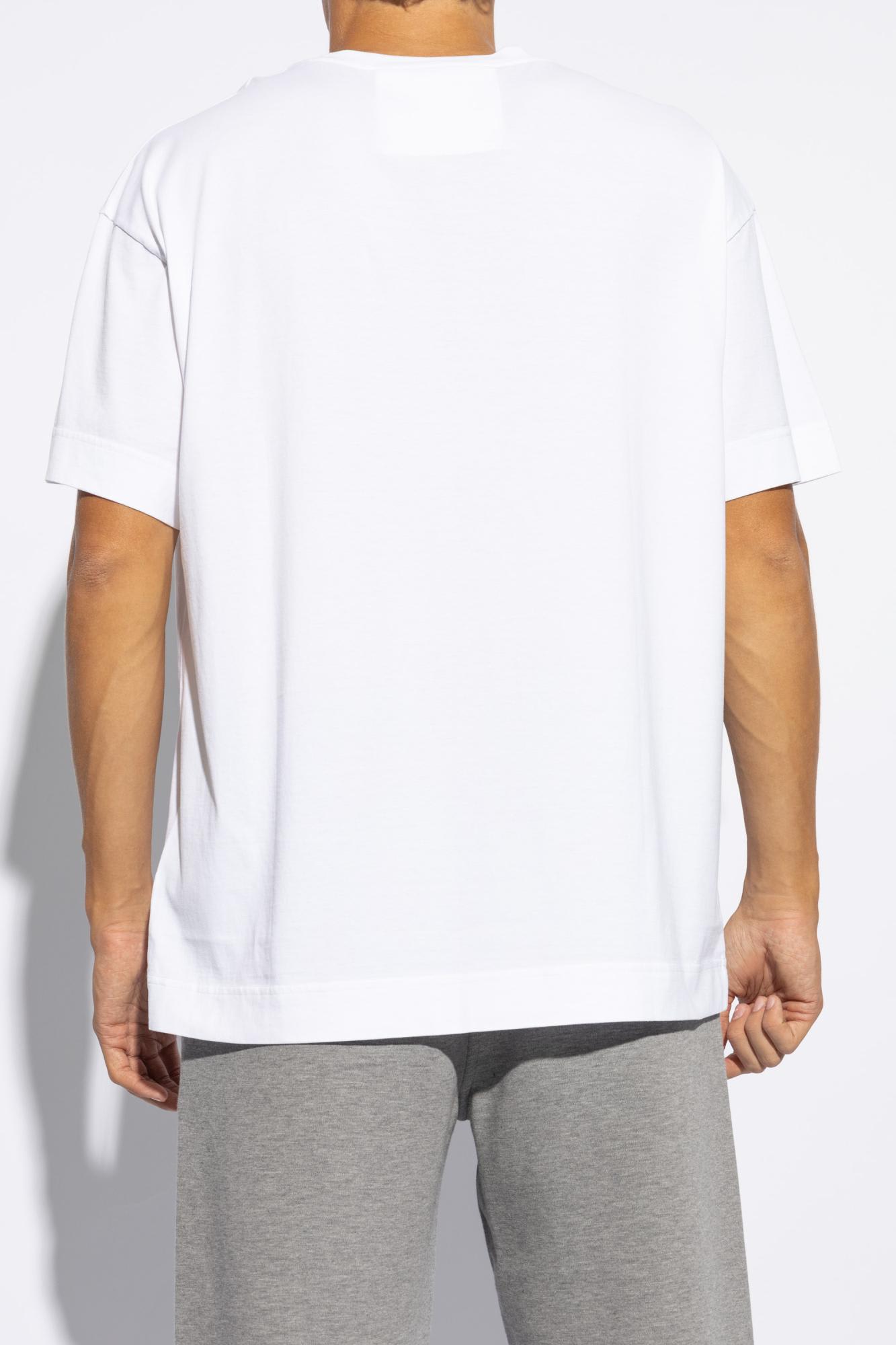 Shop Givenchy Printed T-shirt In Bianco