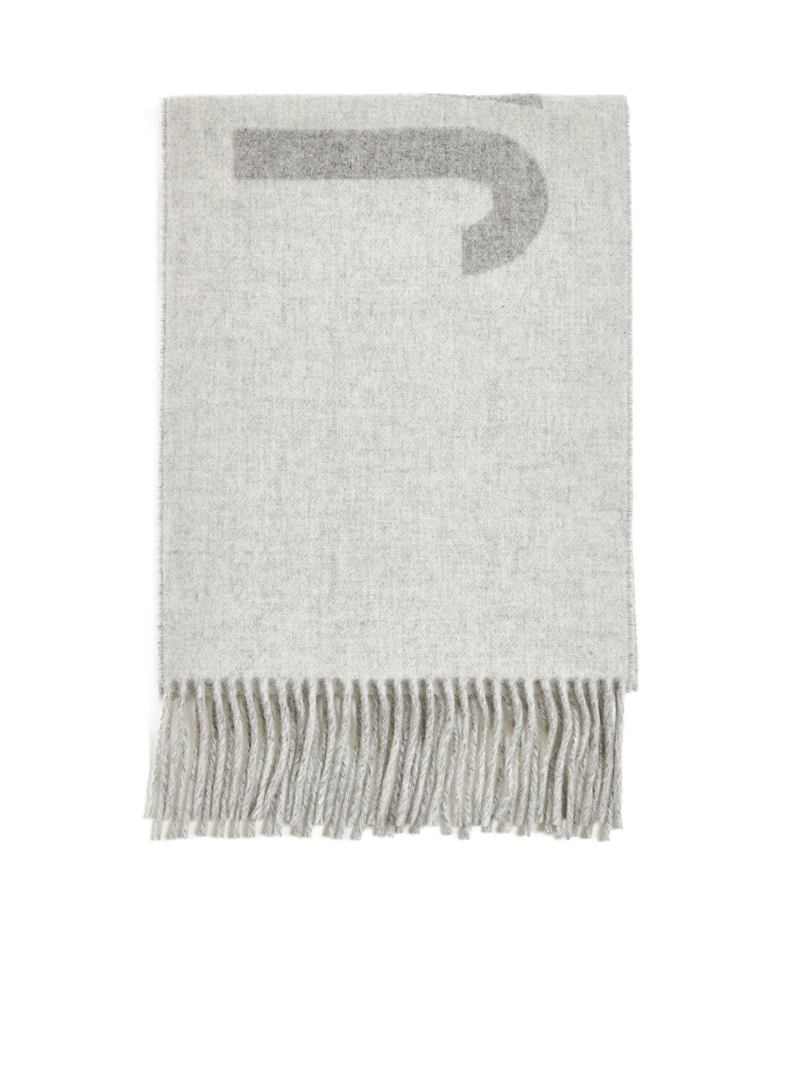 Shop Jacquemus Scarf In Grey