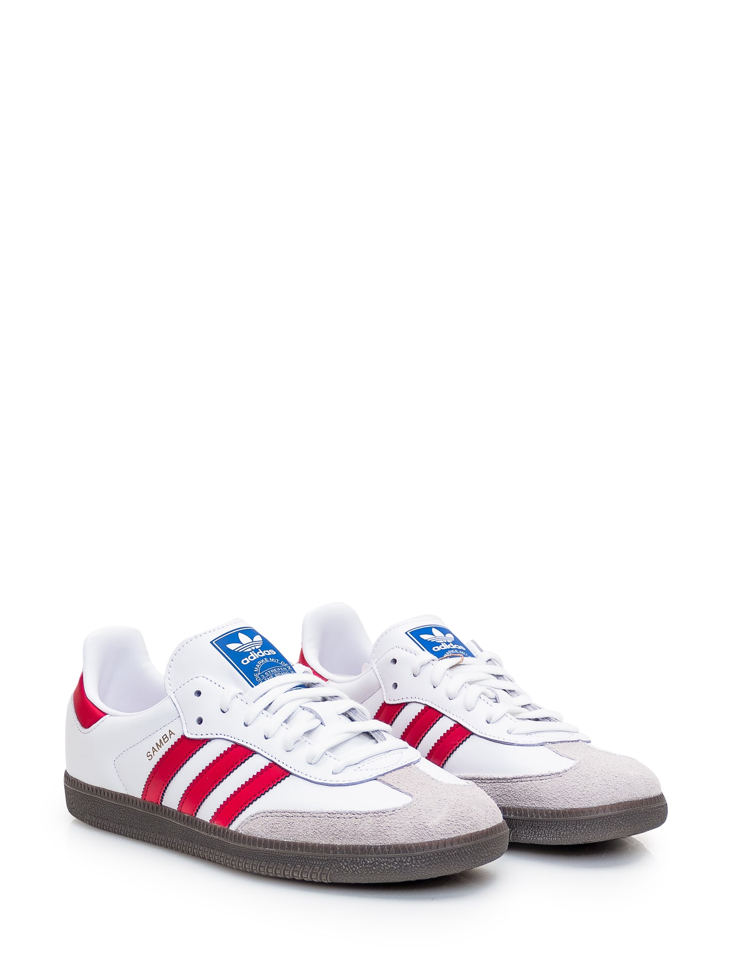Shop Adidas Originals Samba Og Sneaker In Bianco Rosso