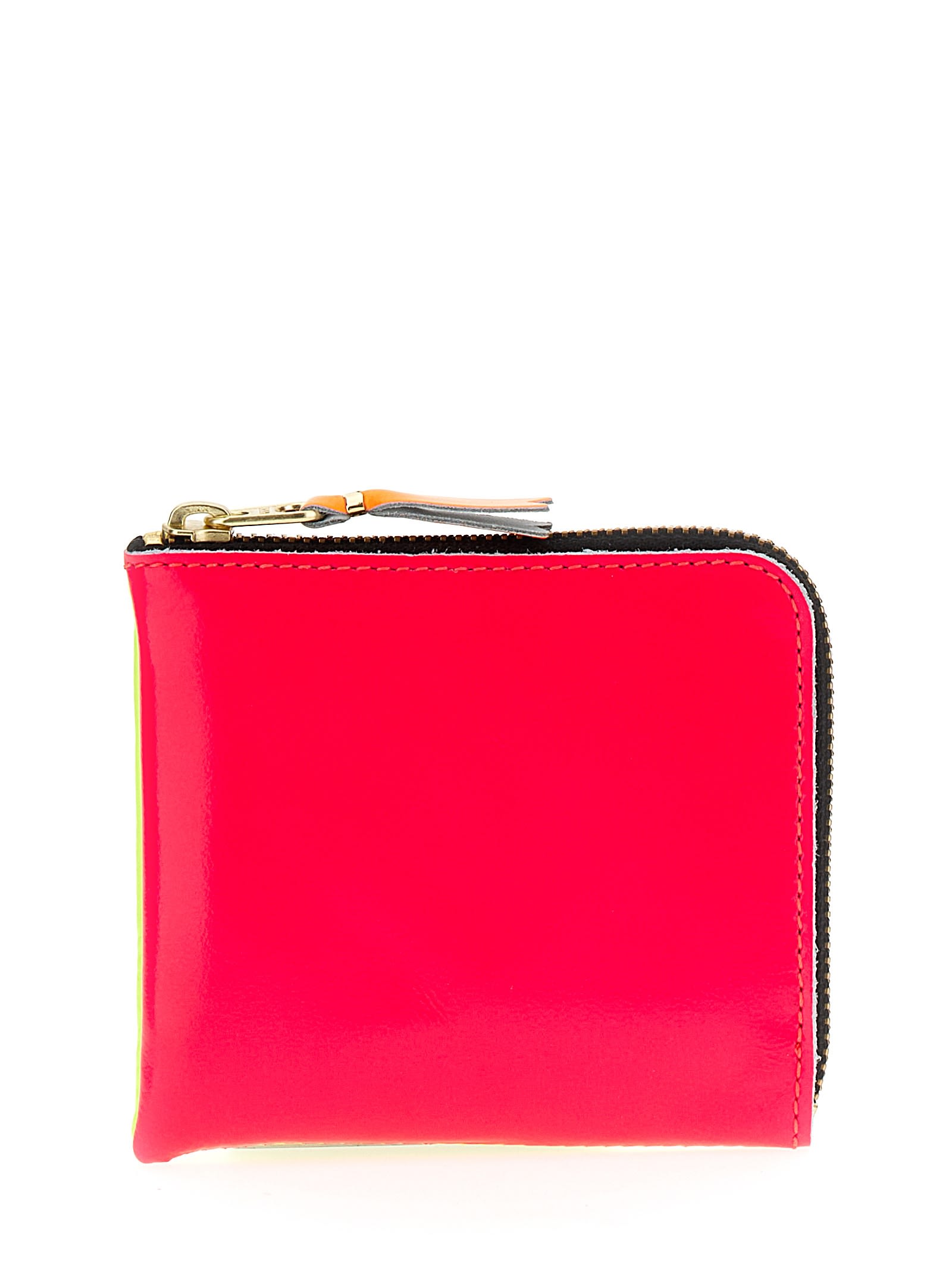 Comme Des Garçons Super Fluo Wallet In Red