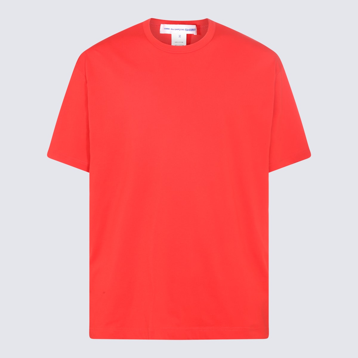 Comme Des Garçons Red Cotton T-shirt