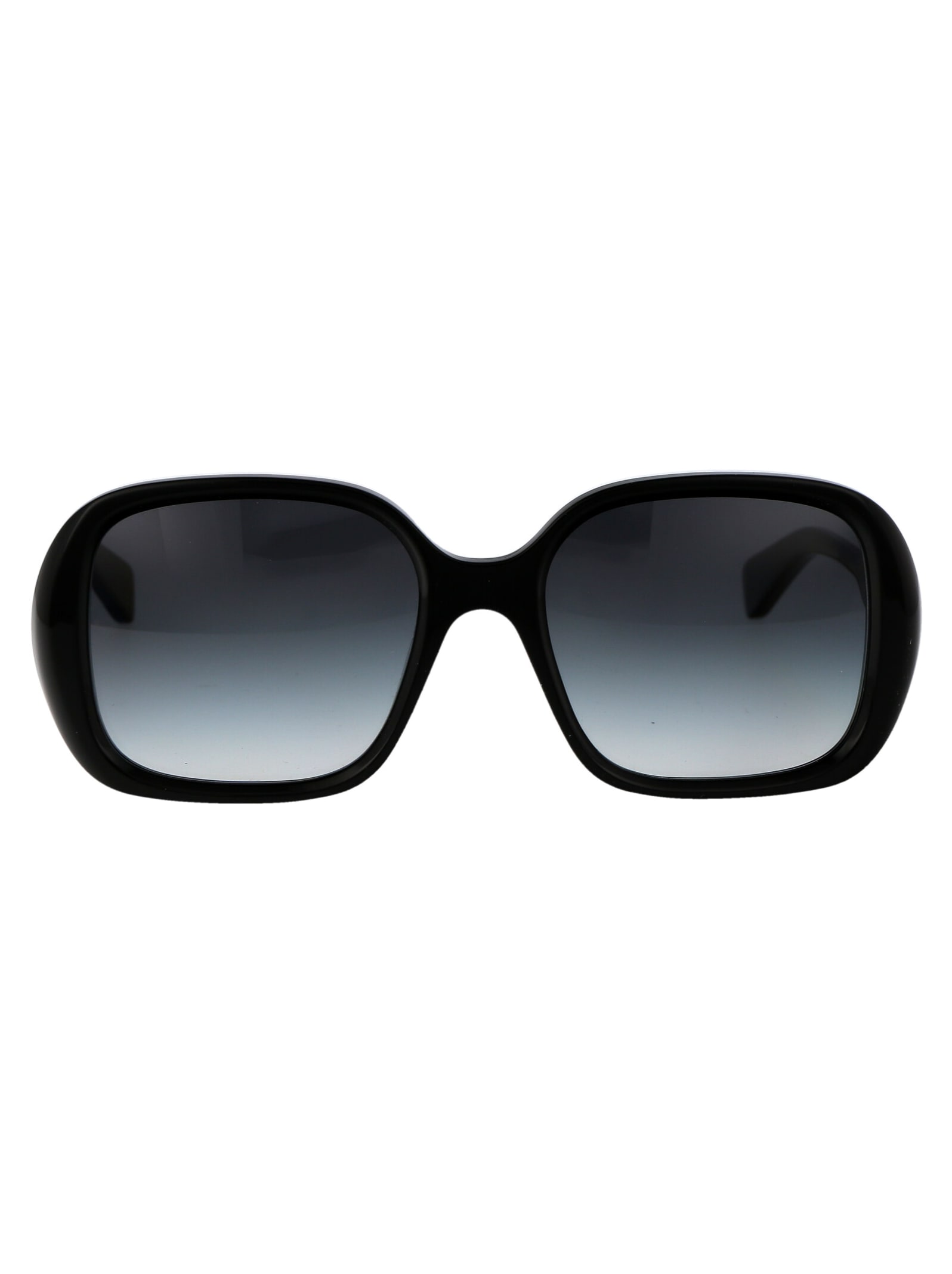 Shop Chloé Ch0222s Sunglasses In 001 Black Black Grey