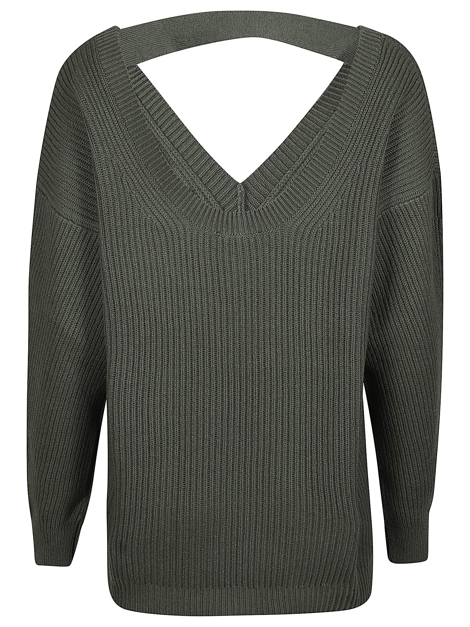 Shop Canessa Artic Love V Neck Sweater In Wild