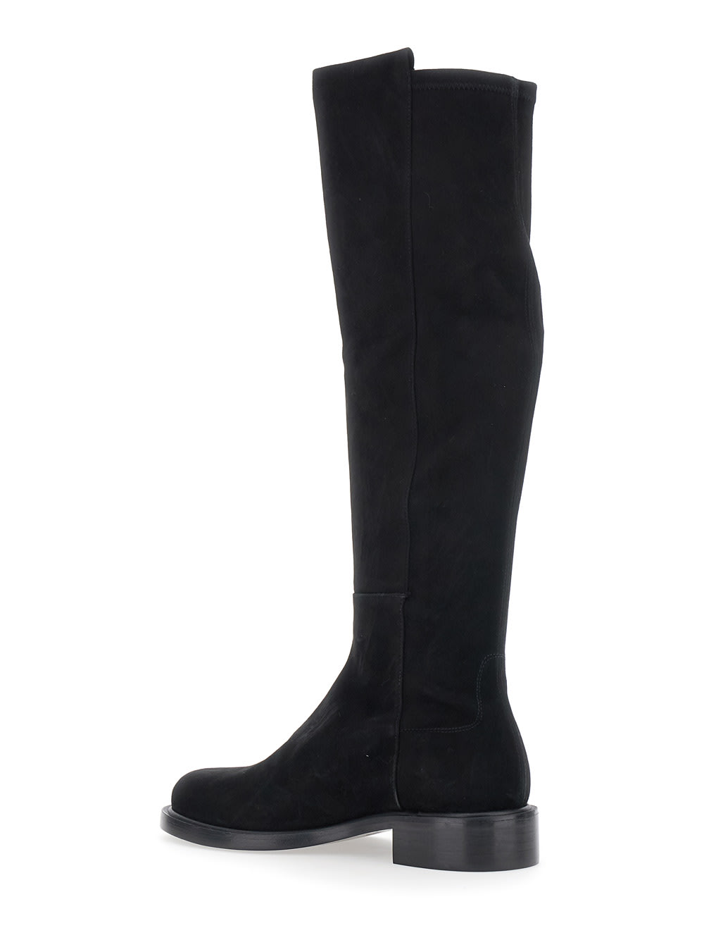 Stuart Weitzman 50 50 Gilesse Knee High Boot In Black