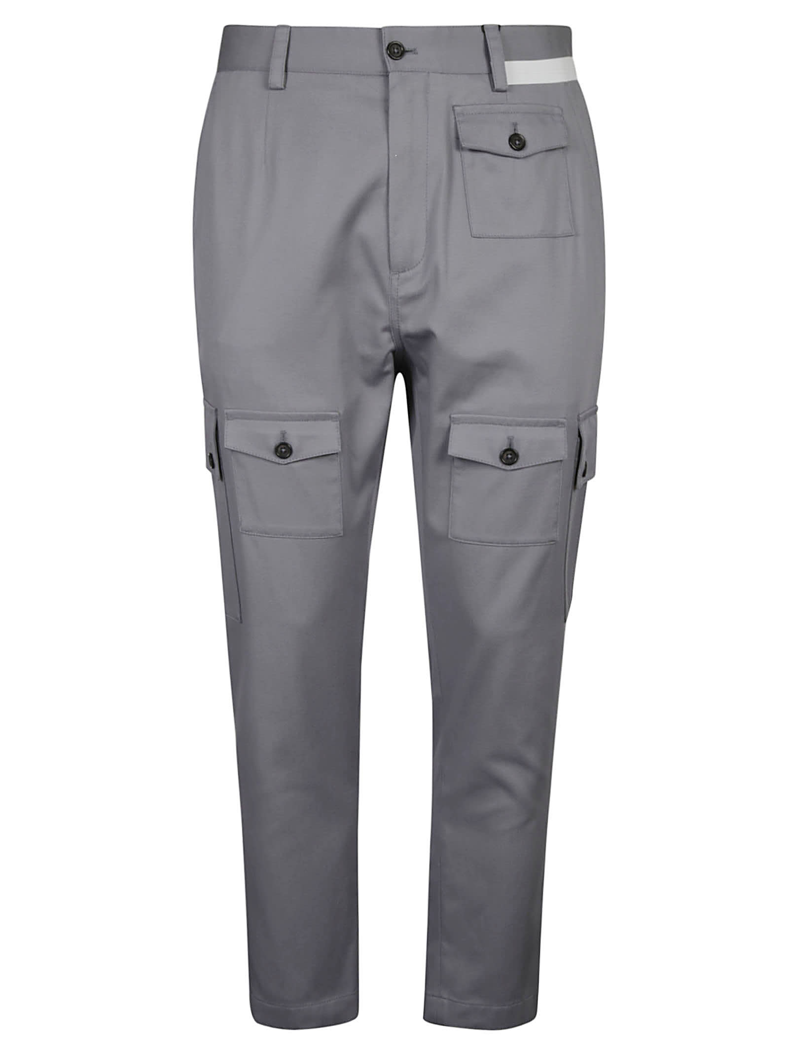 Dolce & Gabbana Multiple Pockets Plain Cargo Pants