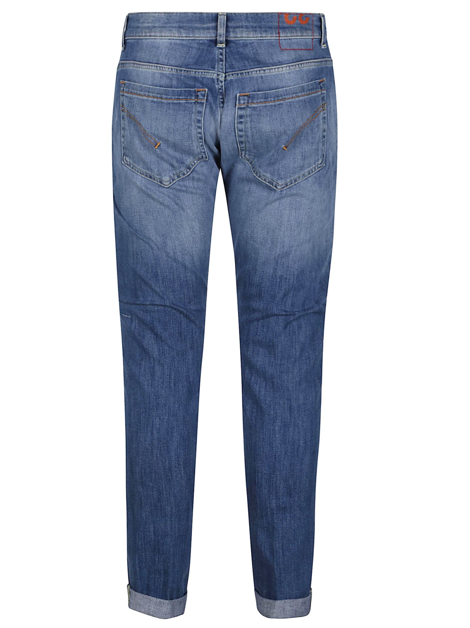 Shop Dondup George Jeans In Blue Denim