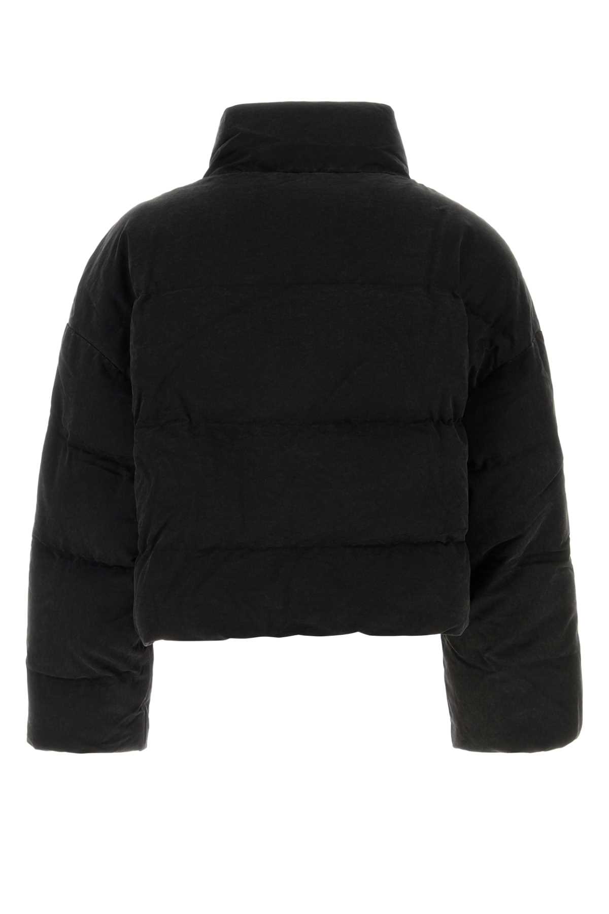 Entire Studios Slate Cotton Down Jacket In Iron