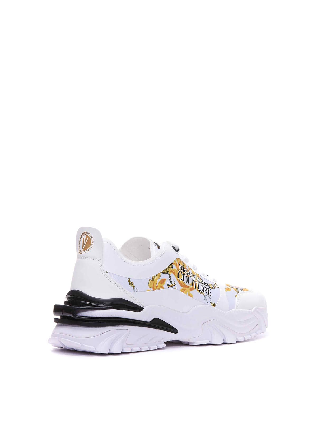 Shop Versace Jeans Couture White Low Top Sneakers