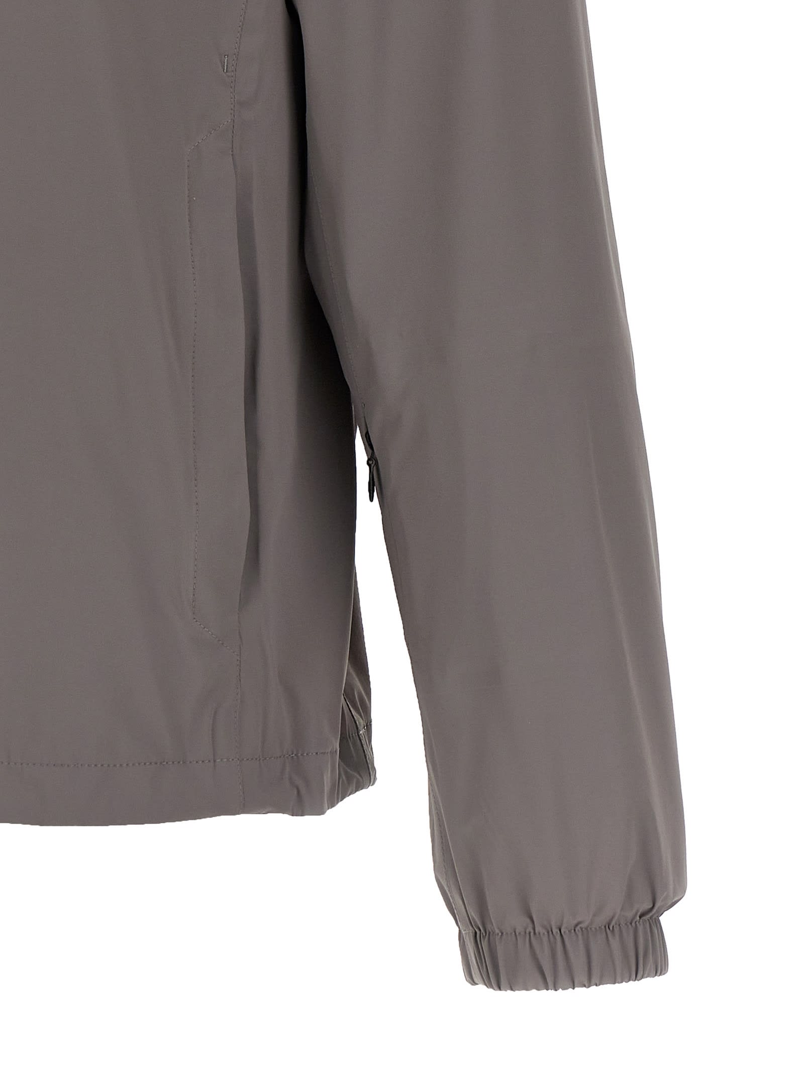 Herno Long-sleeved Casual Jacket In Gray