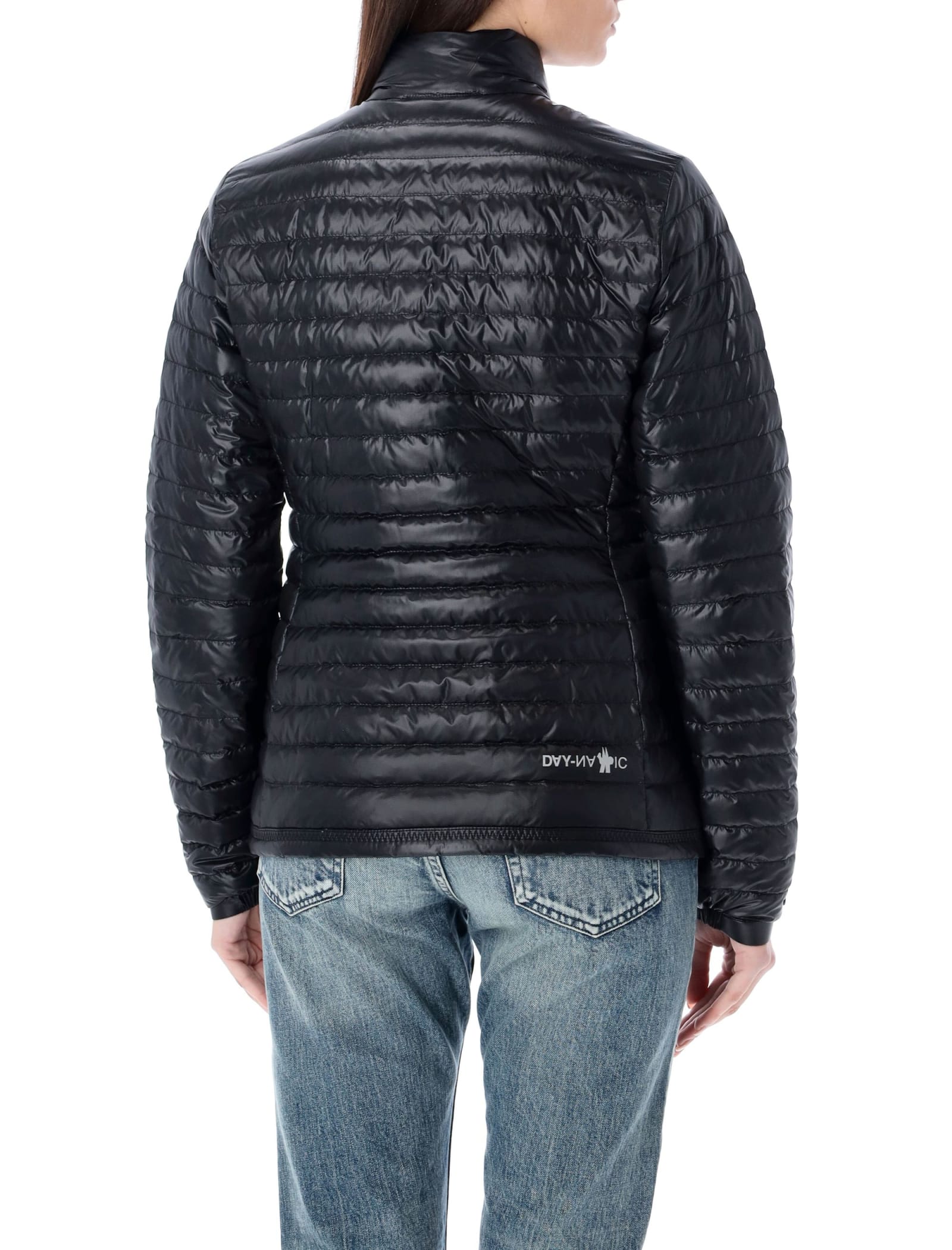 Shop Moncler Pointex Short Down Jacket In Black