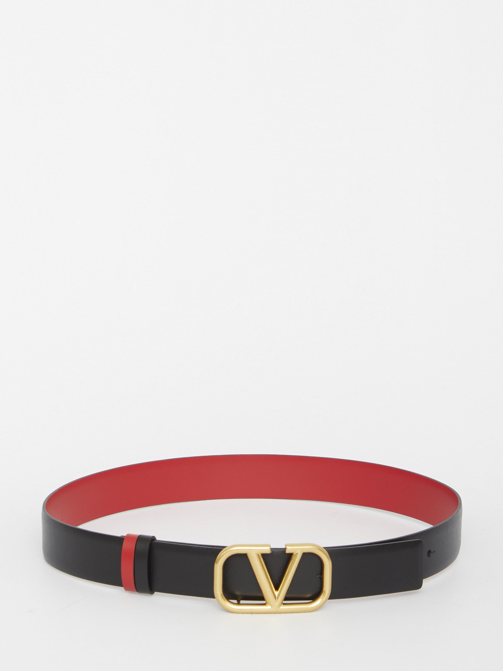 Shop Valentino Vlogo Signature Belt In Black