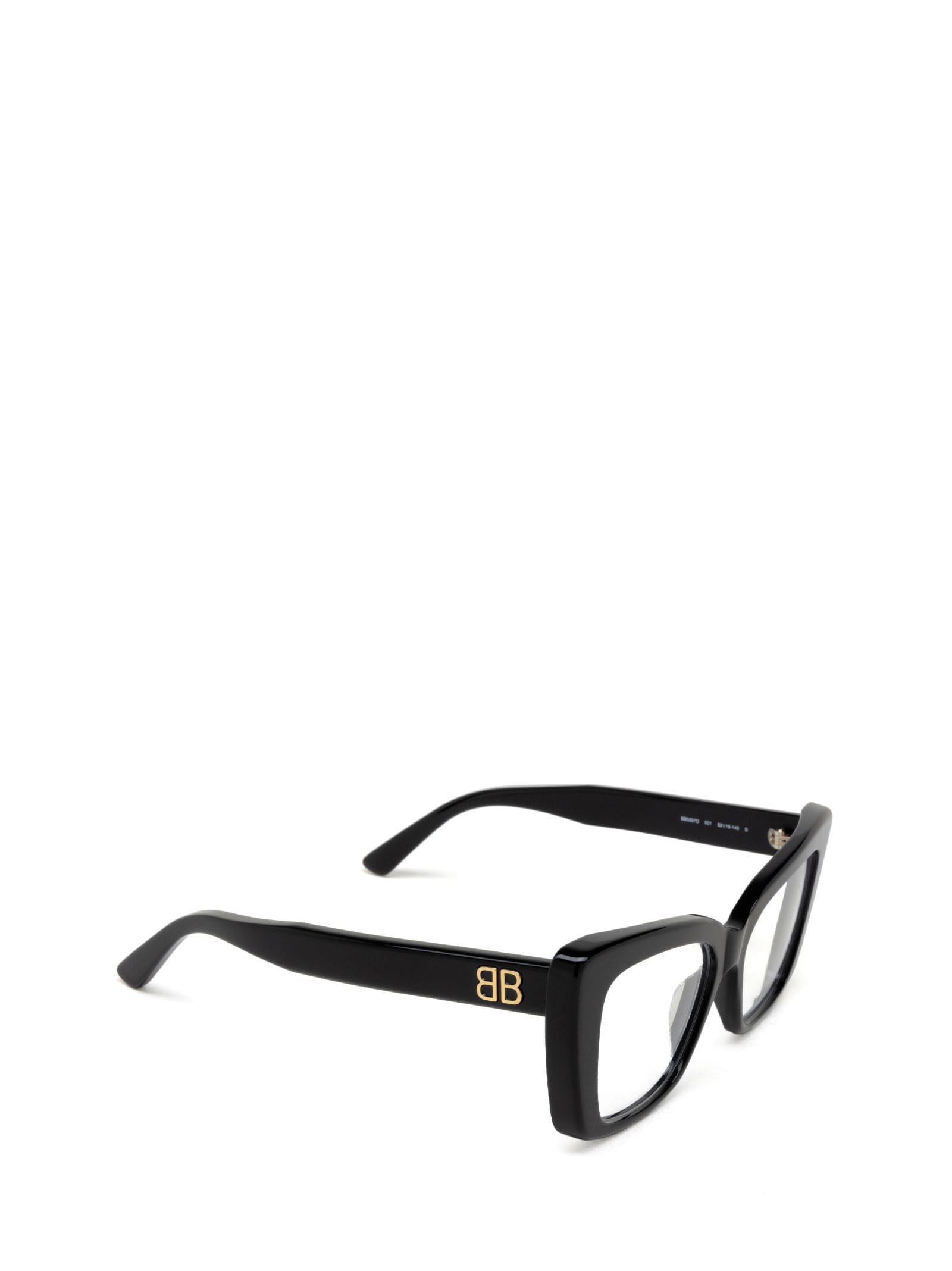 Shop Balenciaga Bb0297o Black Glasses