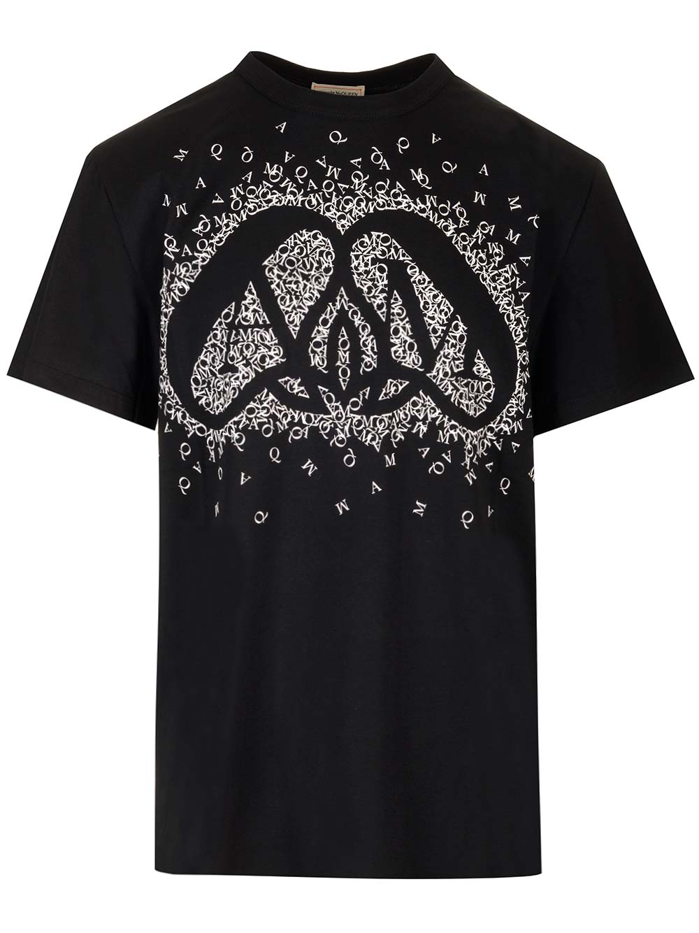 Shop Alexander Mcqueen T-shirt Charm In Black