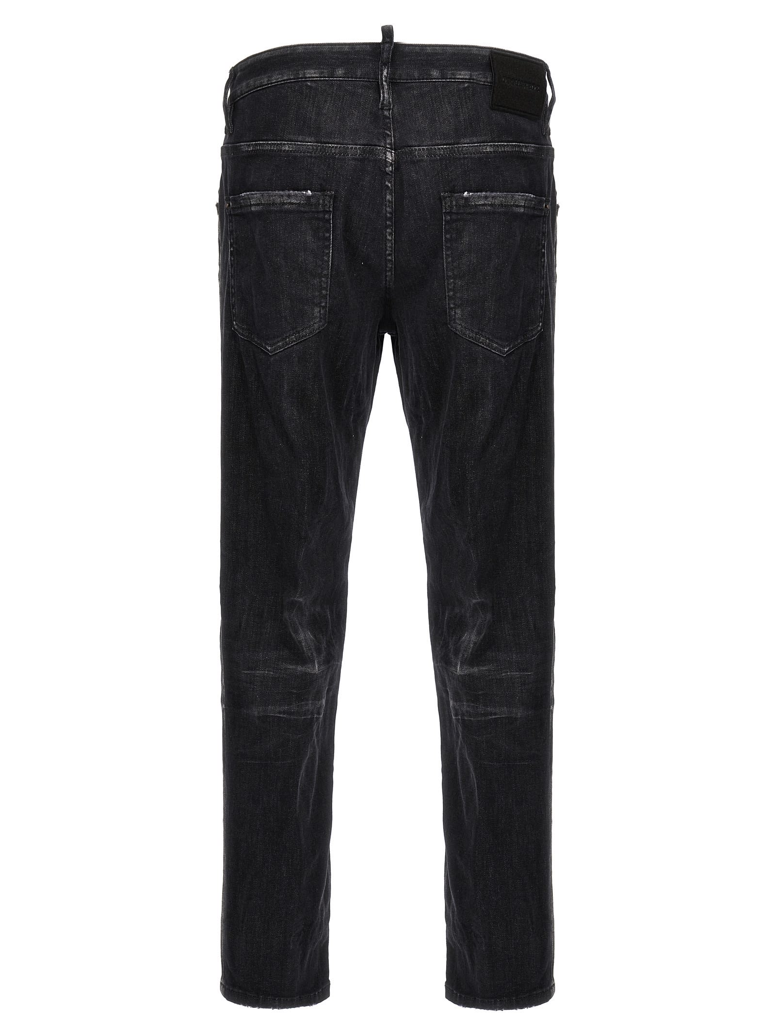 Shop Dsquared2 Skater Jeans In Black