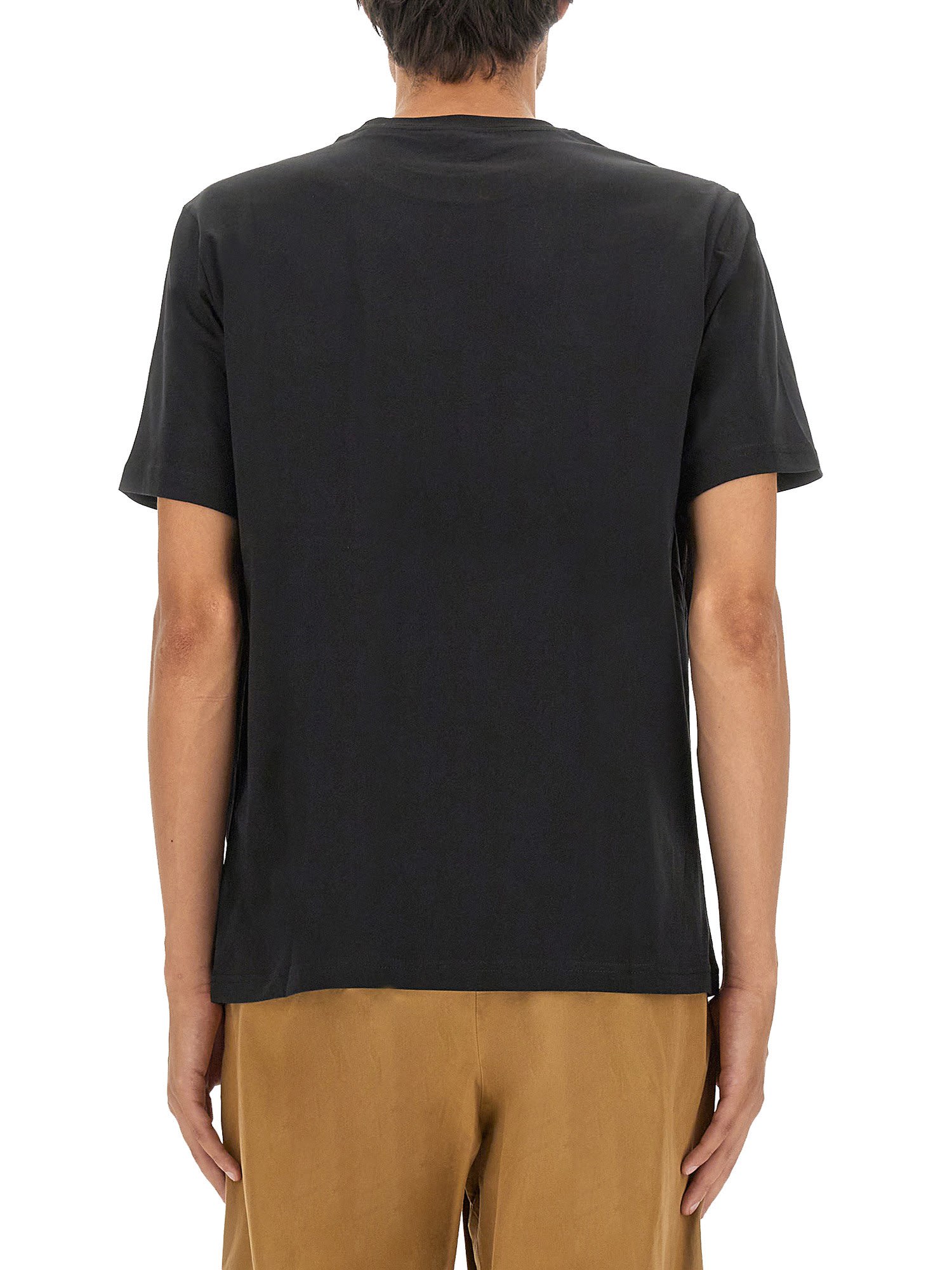 Shop Ps By Paul Smith Zebra Card T-shirt In Nero