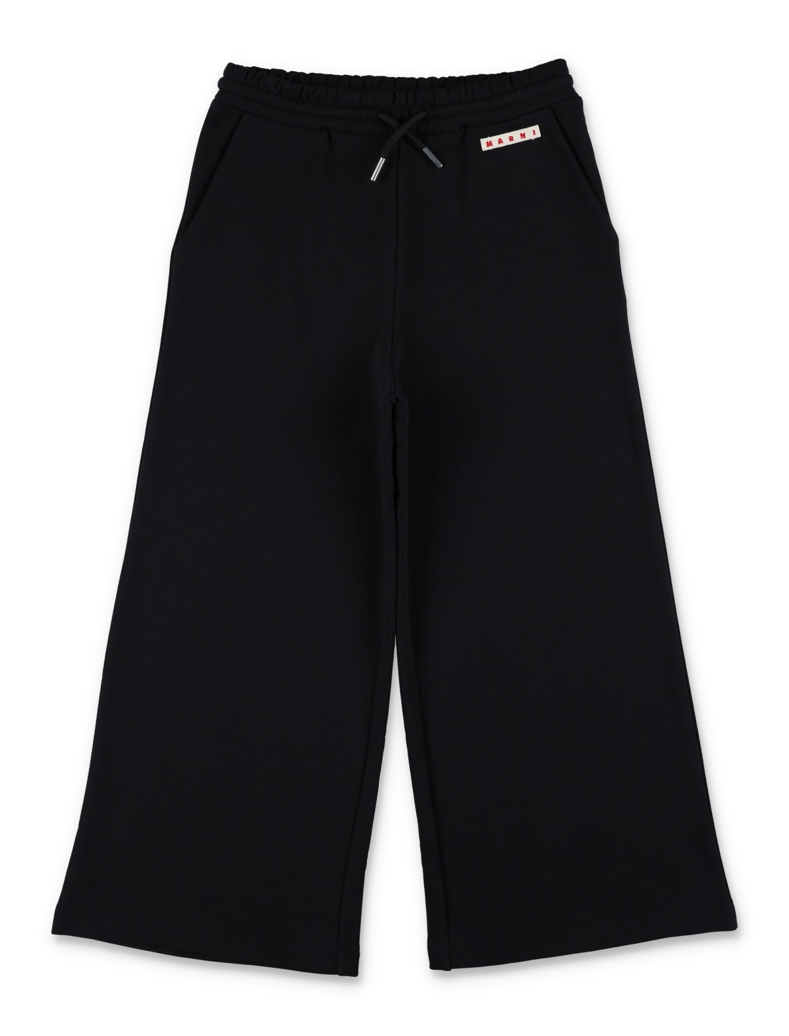 Shop Marni Logo Sweatpants In Black