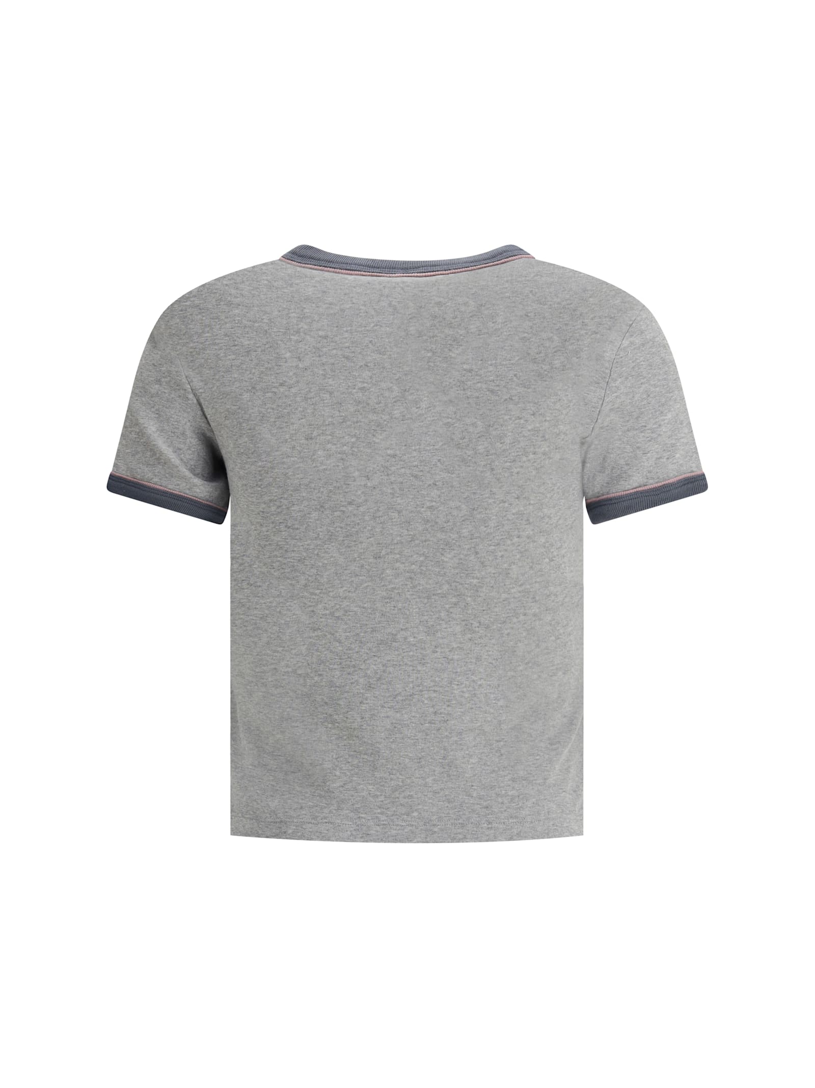 Chloé Baby Fit Logo T-shirt In Cotton Jersey In Gray