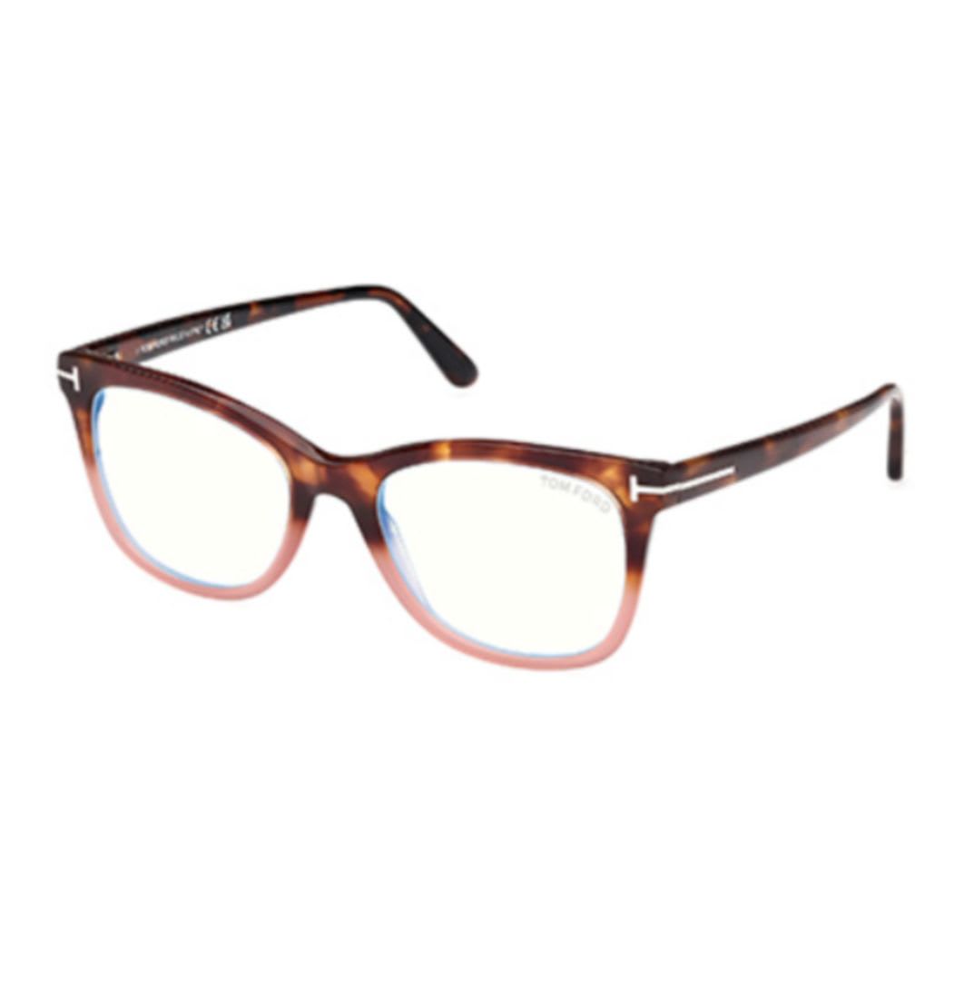 Tom Ford Two-tone Frames In 52056 - Avana/altro