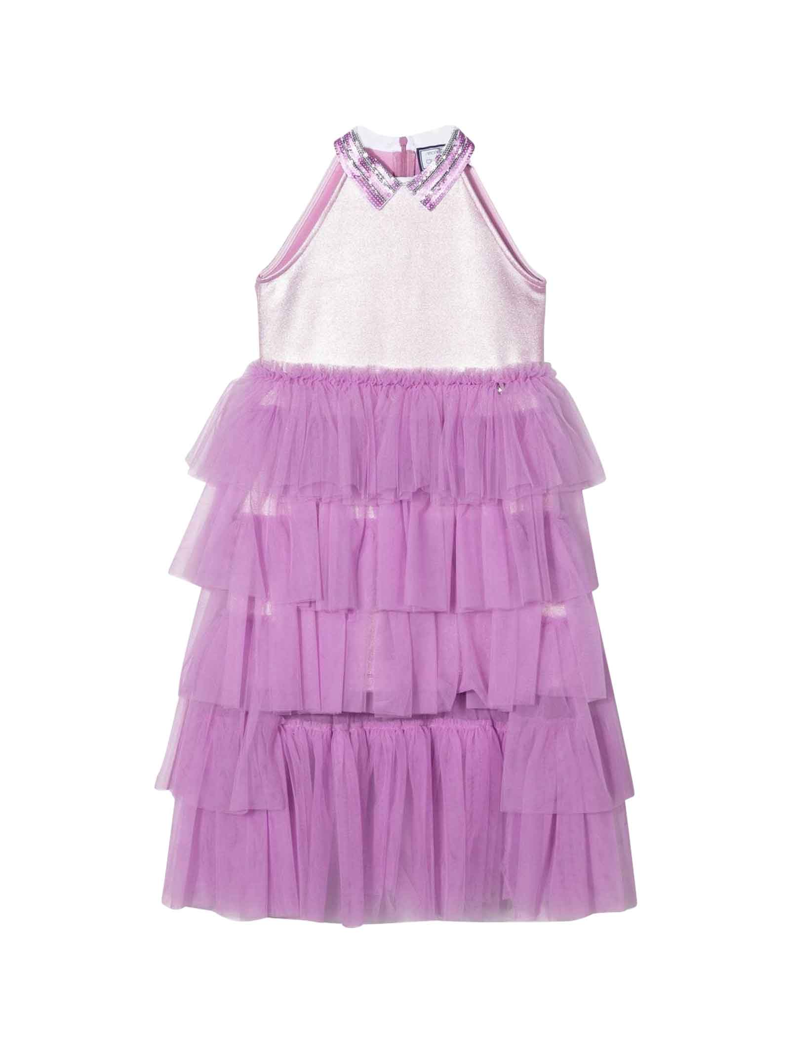 Simonetta Purple Dress Girl
