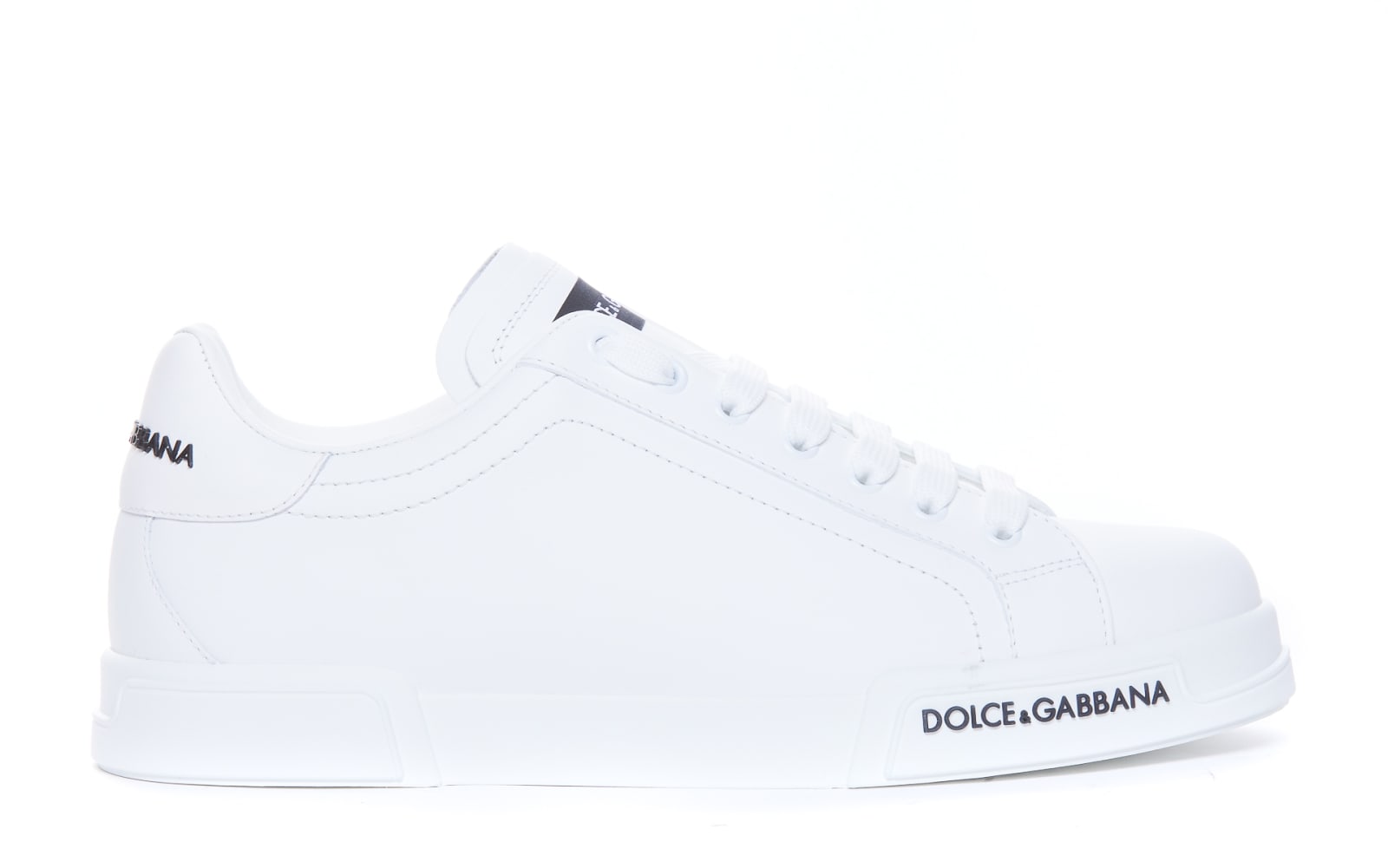 Shop Dolce & Gabbana Portofino Sneakers In Bianco