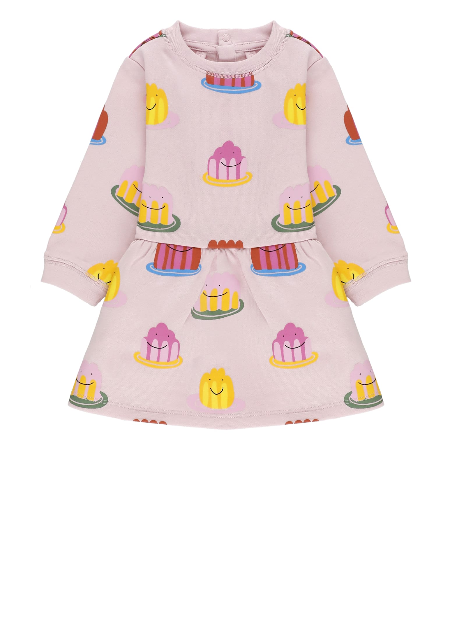 Stella Mccartney Dress With Print In Pink