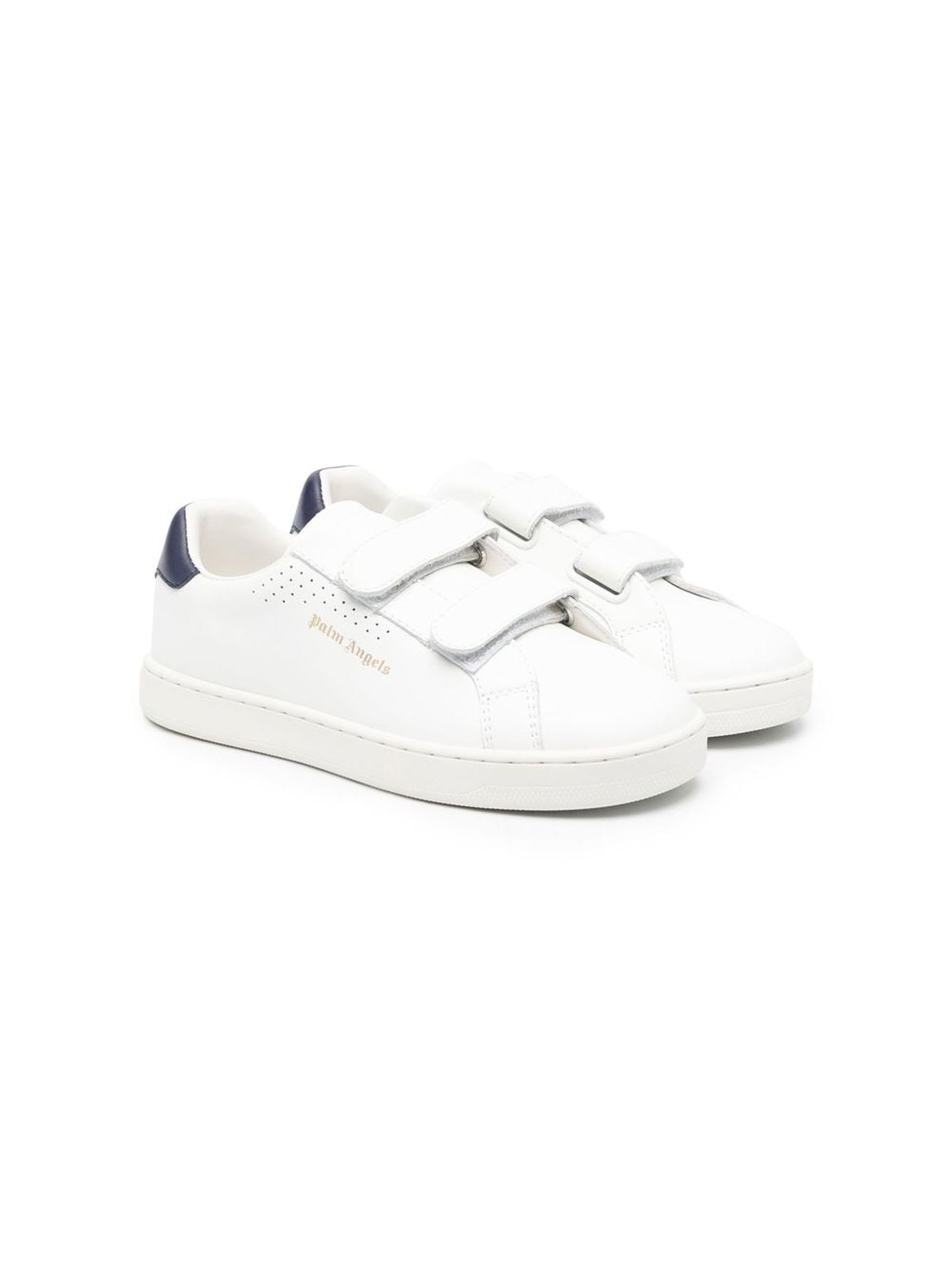 Palm Angels White Leather Sneakers