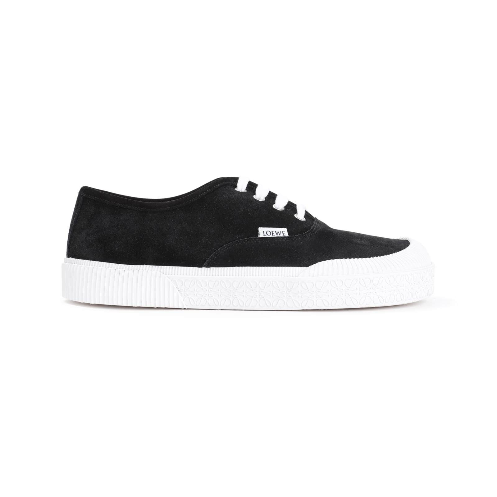 Shop Loewe Terra Vulca Sneakers In Black