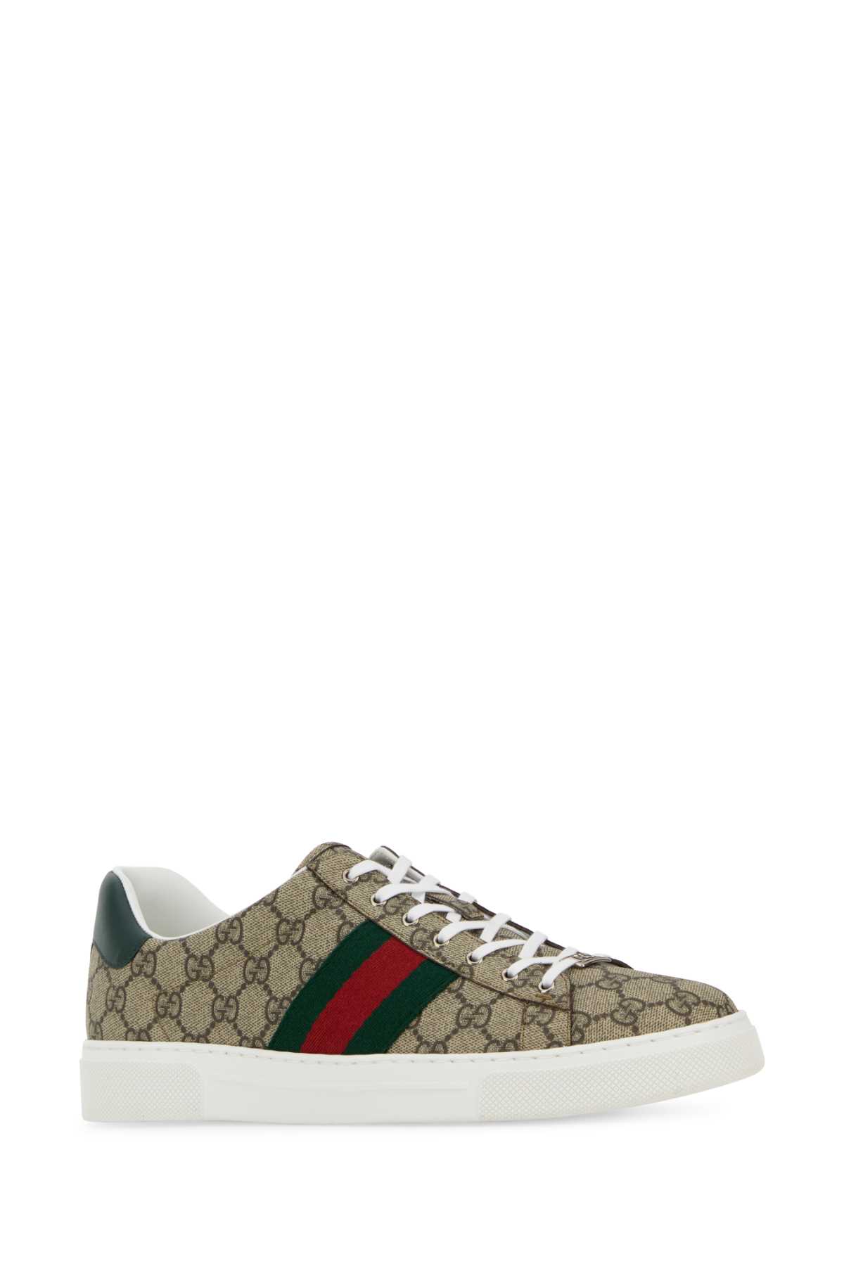 Gucci Men Ace Supreme Gg Fabric Low-top Sneakers In Multi