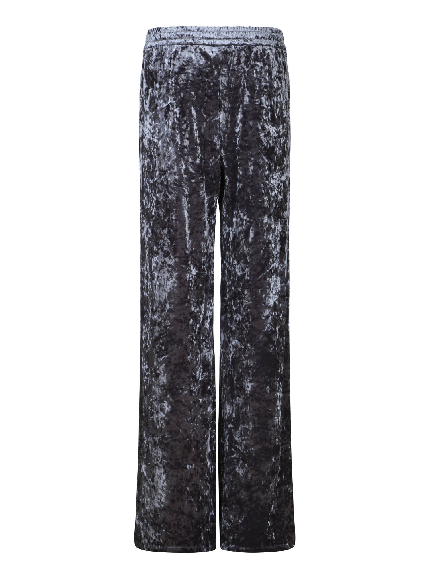 Shop Herno Dark Grey Velvet Pants