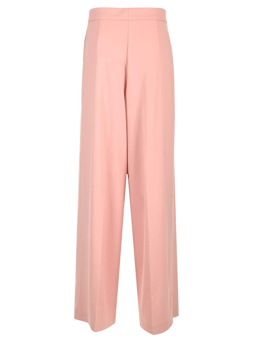 Shop Dries Van Noten Wool Blend Trousers In Rose