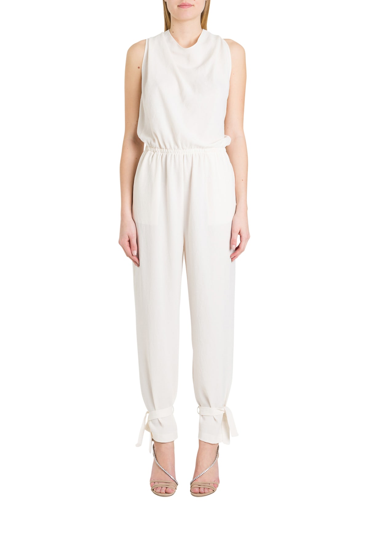 Pinko One-piece Jumpsuit In Bianco